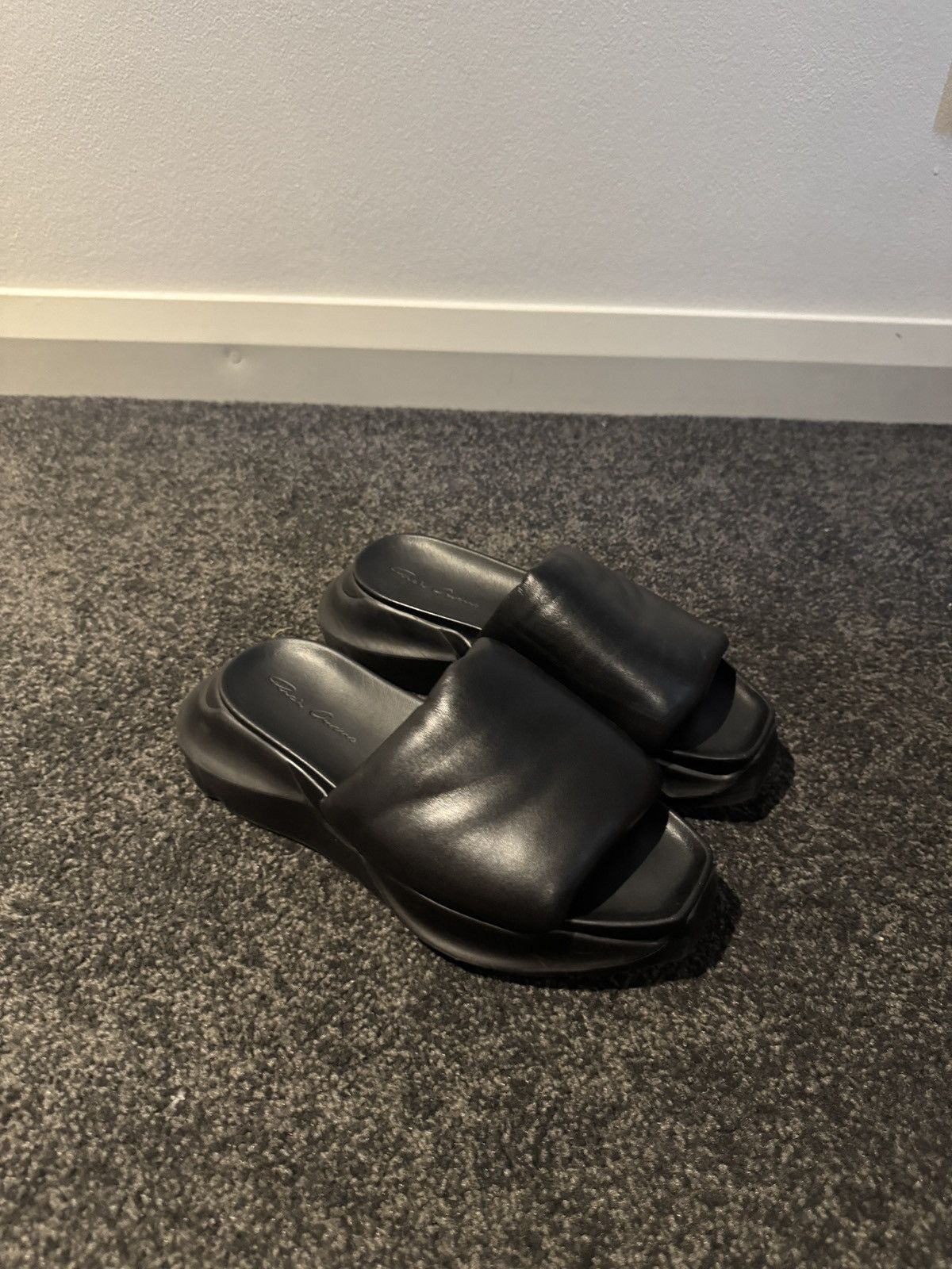 Rick Owens Rick Owen’s Geth Padded Slides Size US 6.5 / IT 36.5 - 8 Thumbnail