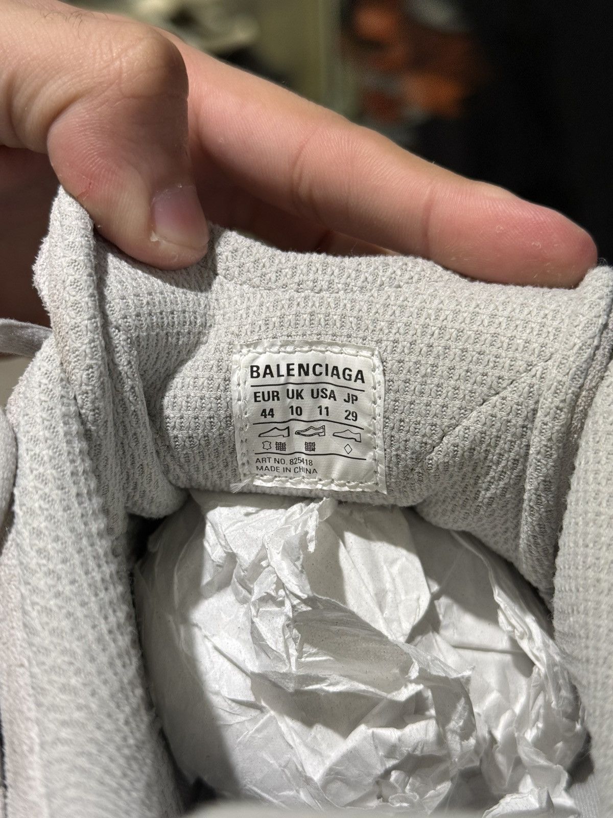 Balenciaga Balenciaga Monday Shoe Light Grey Size US 11 / EU 44 - 7 Thumbnail