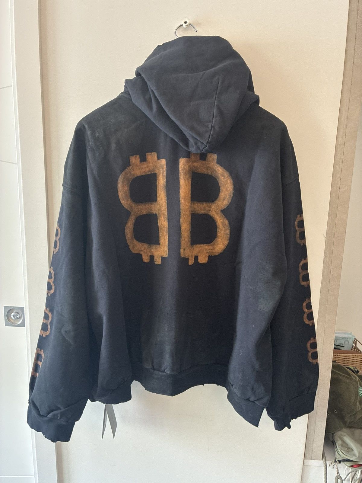 Balenciaga BALENCIAGA Crypto Hoodie Size US L / EU 52-54 / 3 - 2 Thumbnail