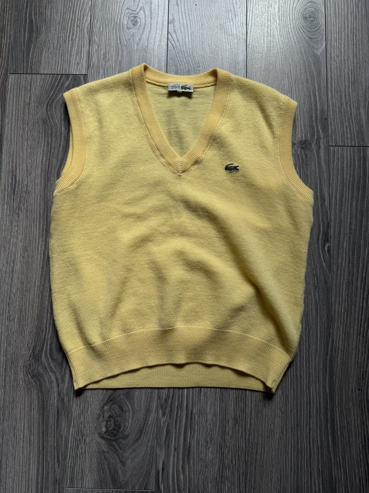 Lacoste Vintage Lacoste Wool Vest 5 Size US M / EU 48-50 / 2 - 1 Thumbnail