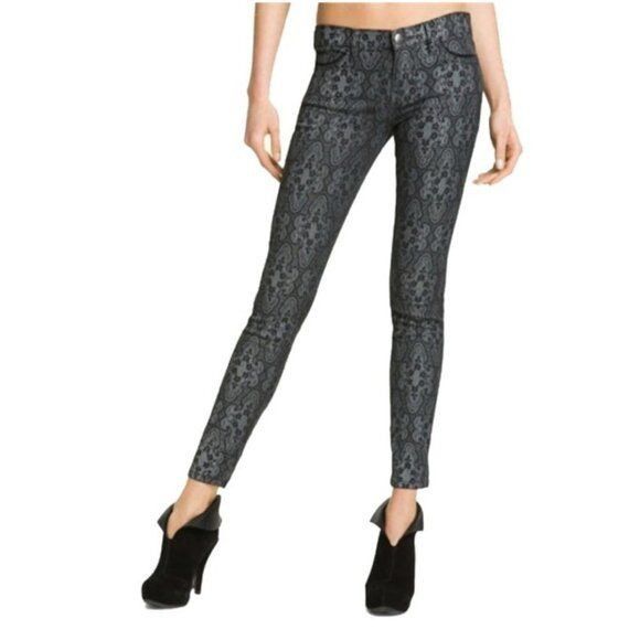 Current/Elliot Current/Elliott Revolve Ankle Skinny Jean 26 Black Antique L Size 26" / US 2 / IT 38 - 4 Thumbnail