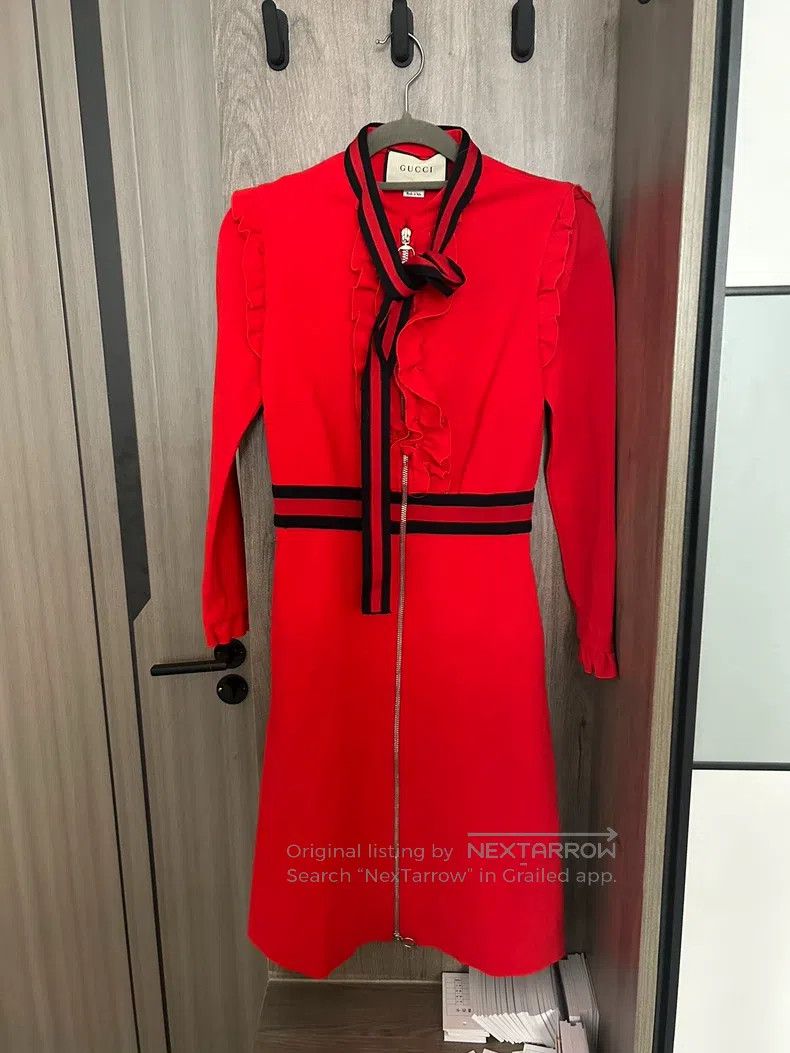 Gucci Gucci Red dress Size S / US 4 / IT 40 - 1 Thumbnail