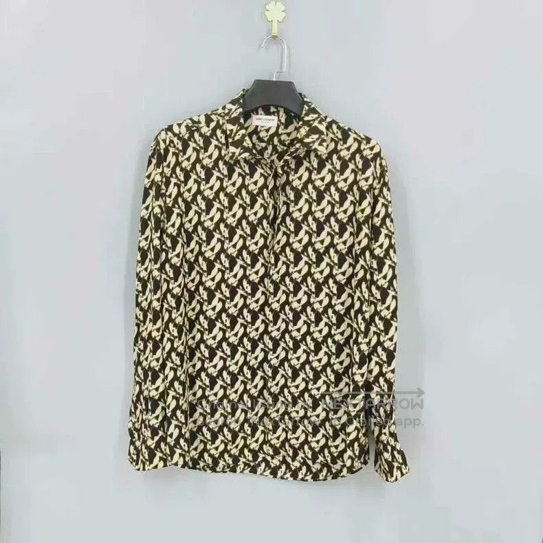Saint Laurent Paris Saint Laurent Paris size 41 Floral Shirt Size US M / EU 48-50 / 2 - 1 Thumbnail