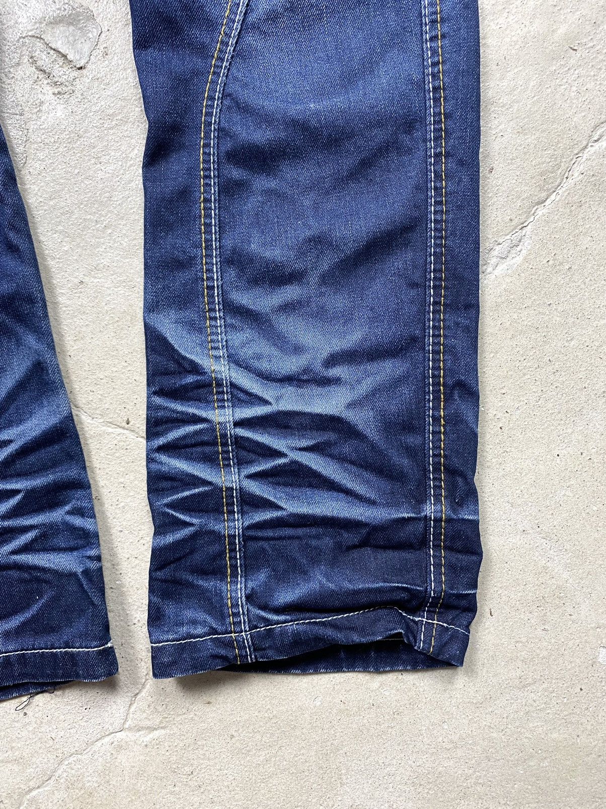 Japanese Brand Rare! Vintage Japan Design by Okishana Samoki Jeans Pants Size US 30 / EU 46 - 11 Thumbnail