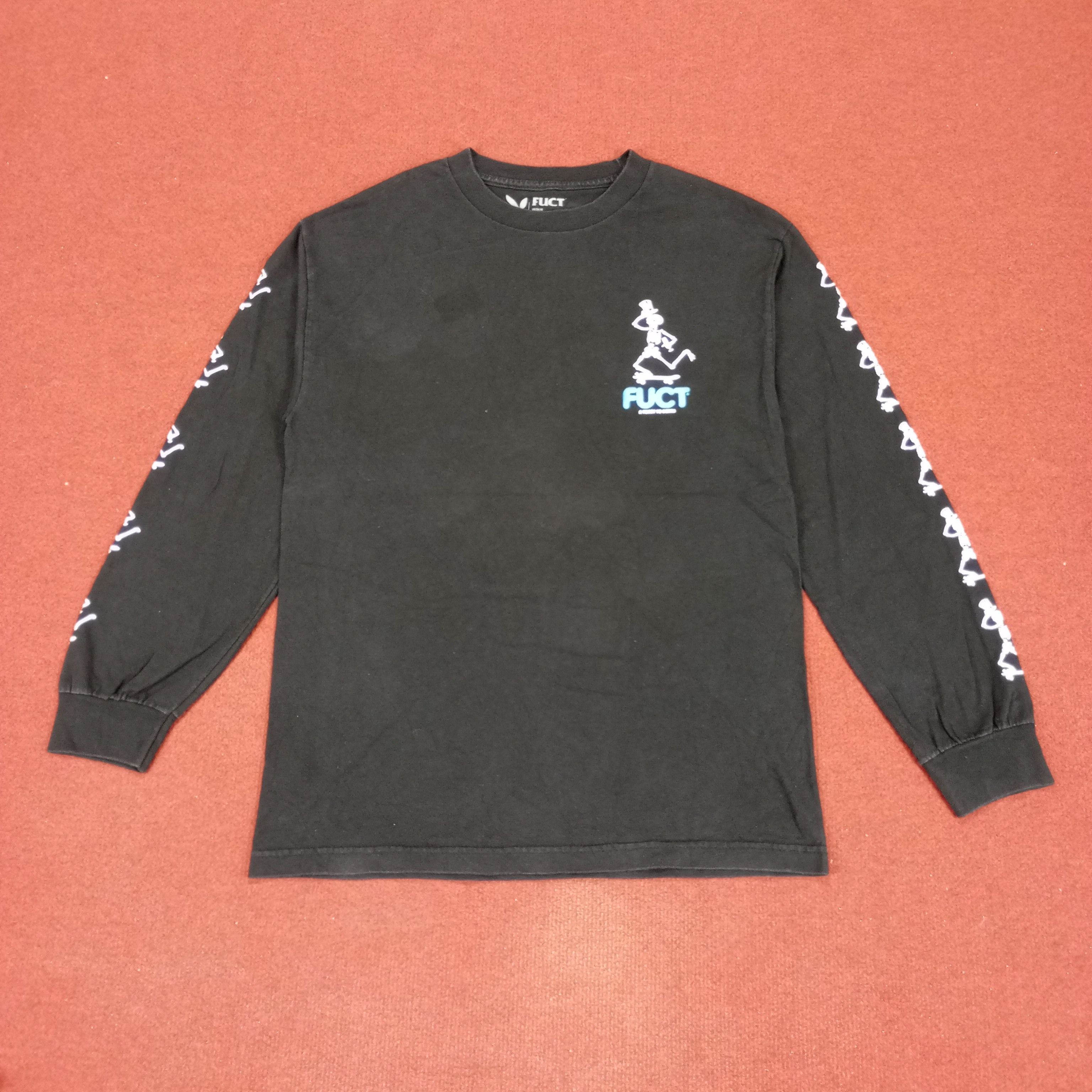 FUCT × Vintage Fuct Skulls Skater Skateboard Design Tshirt Size US M / EU 48-50 / 2 - 3 Thumbnail