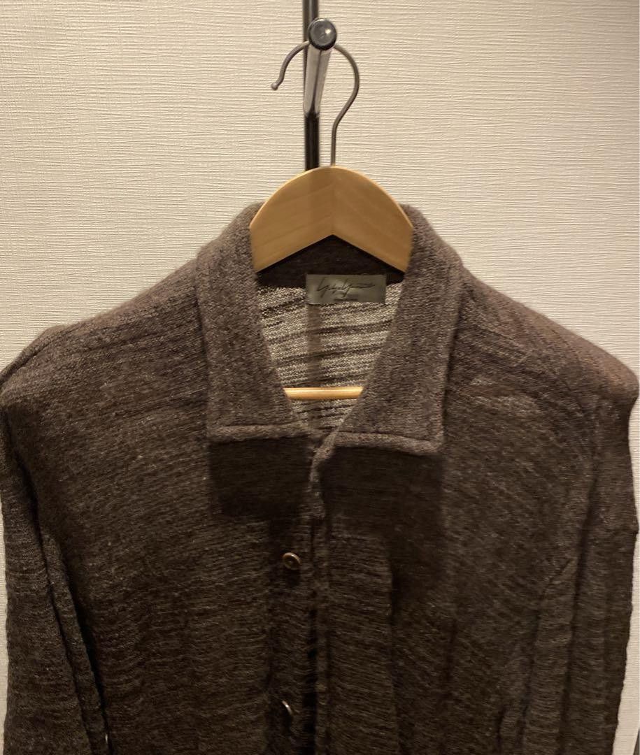 Yohji Yamamoto Yohji Yamamoto PourHomme wool/brown long cardigan Size US L / EU 52-54 / 3 - 2 Thumbnail