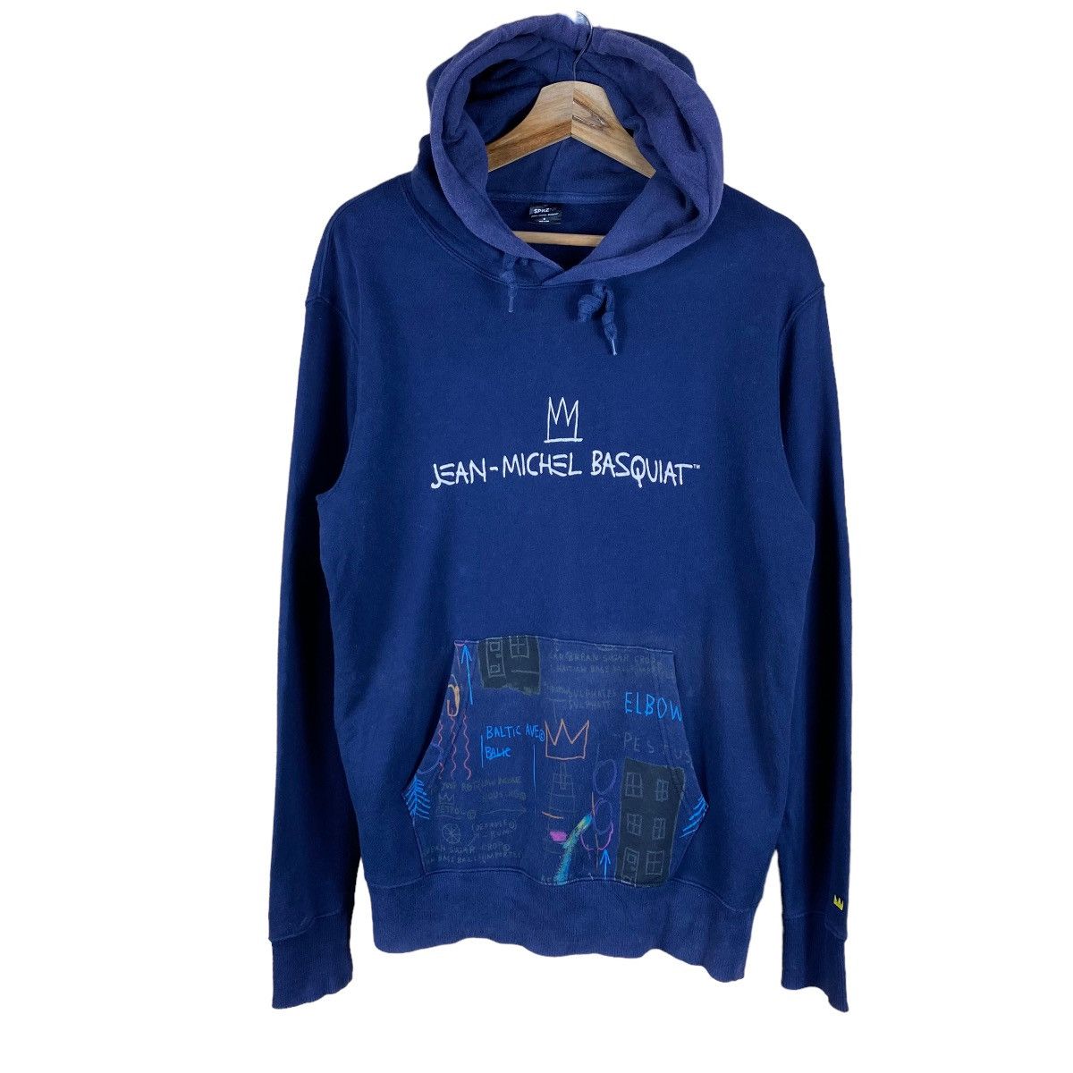 Jean-Michel Basquiat JMB NAVY COLOR HOODIE Size US M / EU 48-50 / 2 - 1 Thumbnail