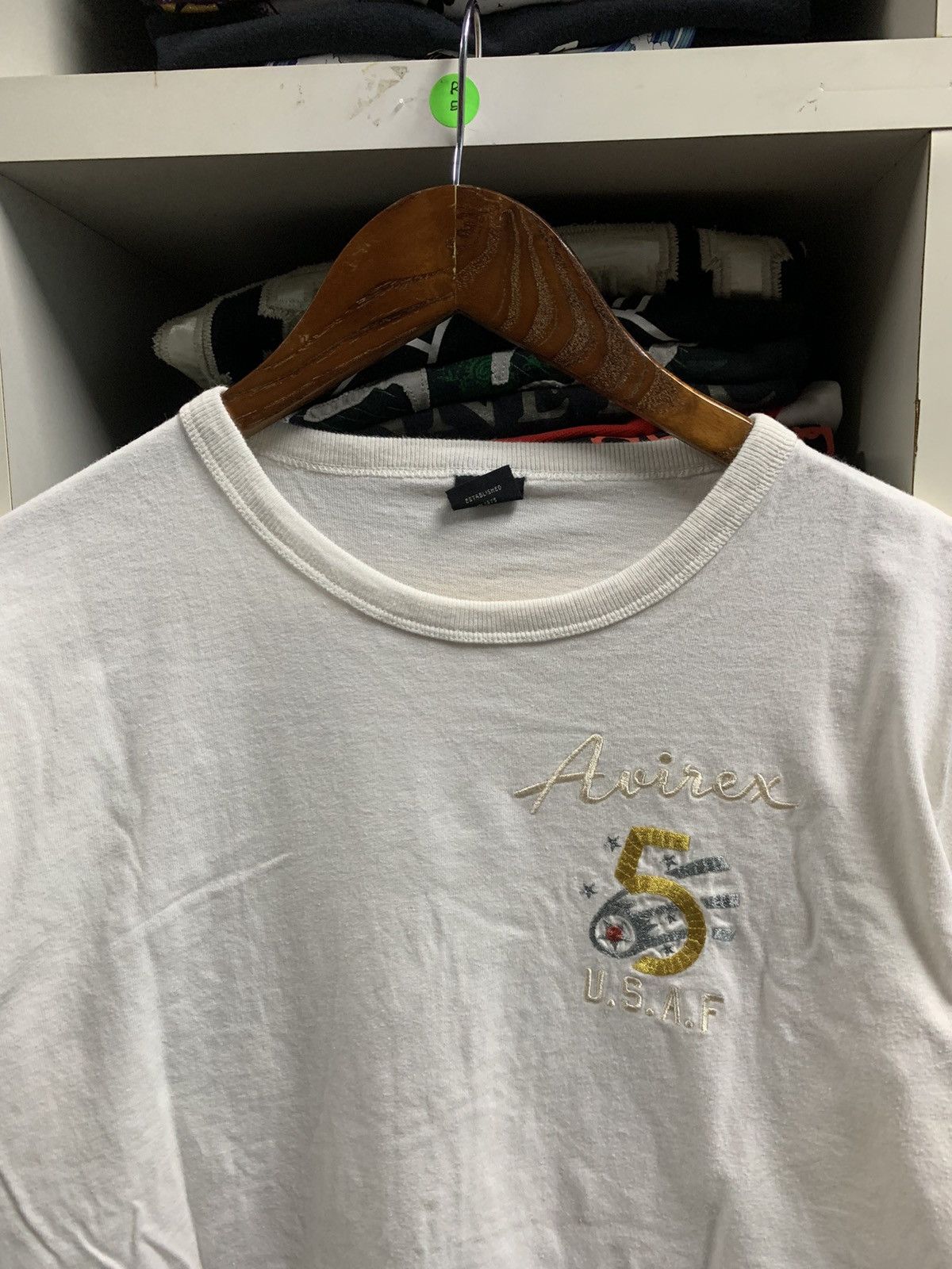 Avirex × Vintage Vintage Avirex Embroidery logo white shirt Size US M / EU 48-50 / 2 - 4 Thumbnail