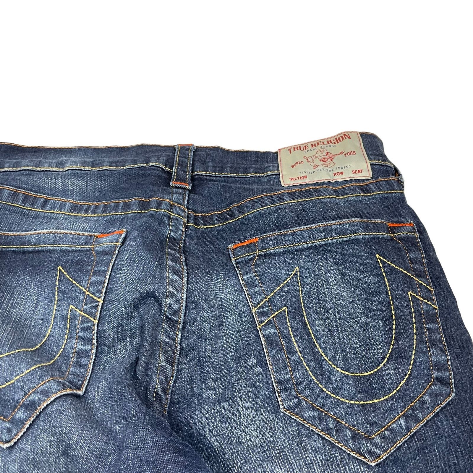 True Religion True Religion Rocco Men's Blue Denim Relaxed Skinny Jeans 32 Size US 32 / EU 48 - 8 Thumbnail