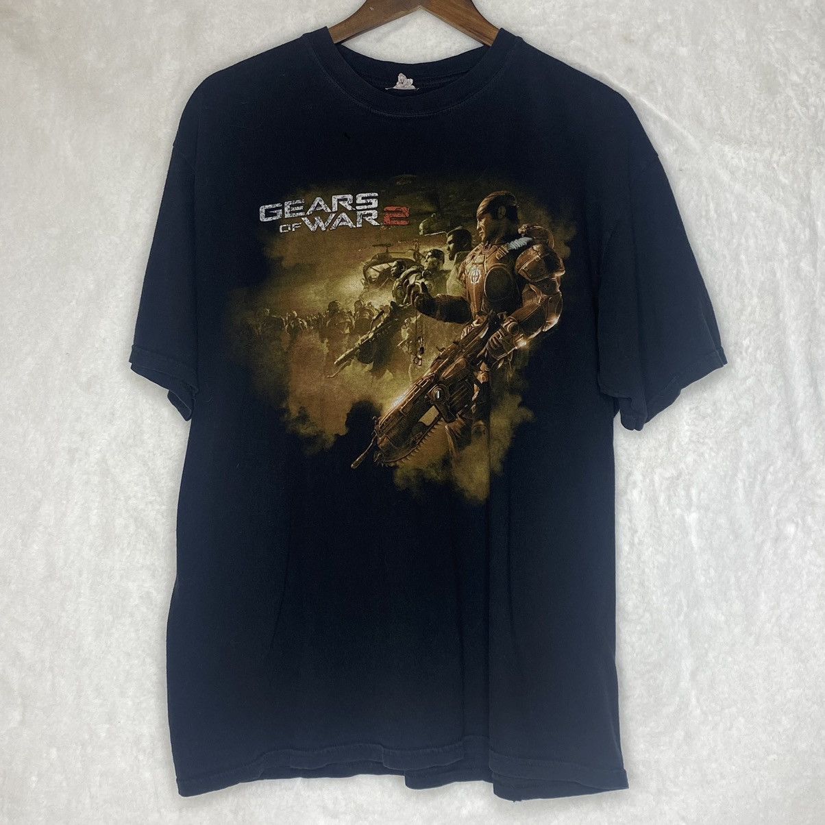 Vintage Vintage Y2K Gears Of War 2 Video Game Promo T Shirt Size US XL / EU 56 / 4 - 1 Thumbnail