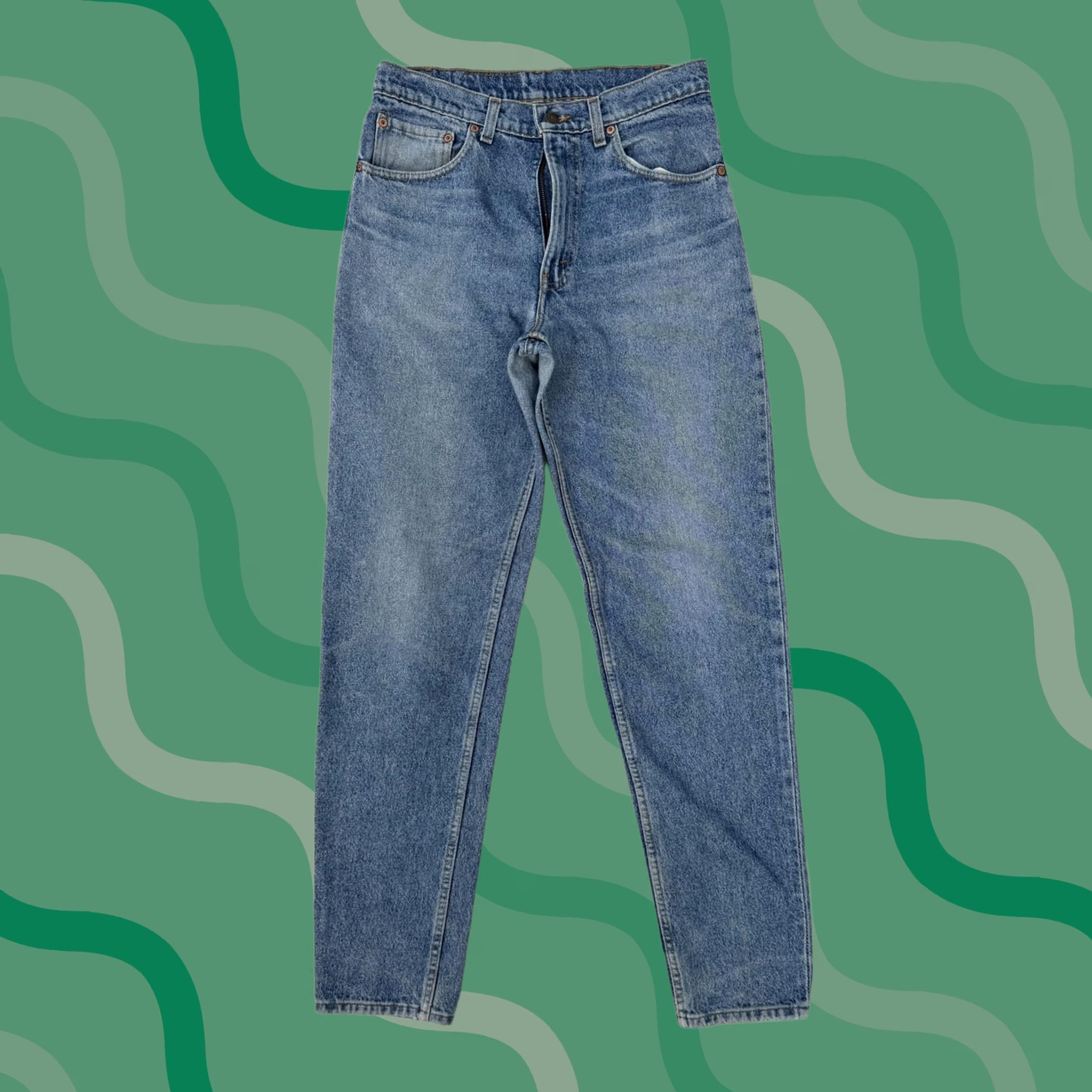 Levi's × Supreme Supreme Levis Pinstripe 550 Jeans blue | Grailed