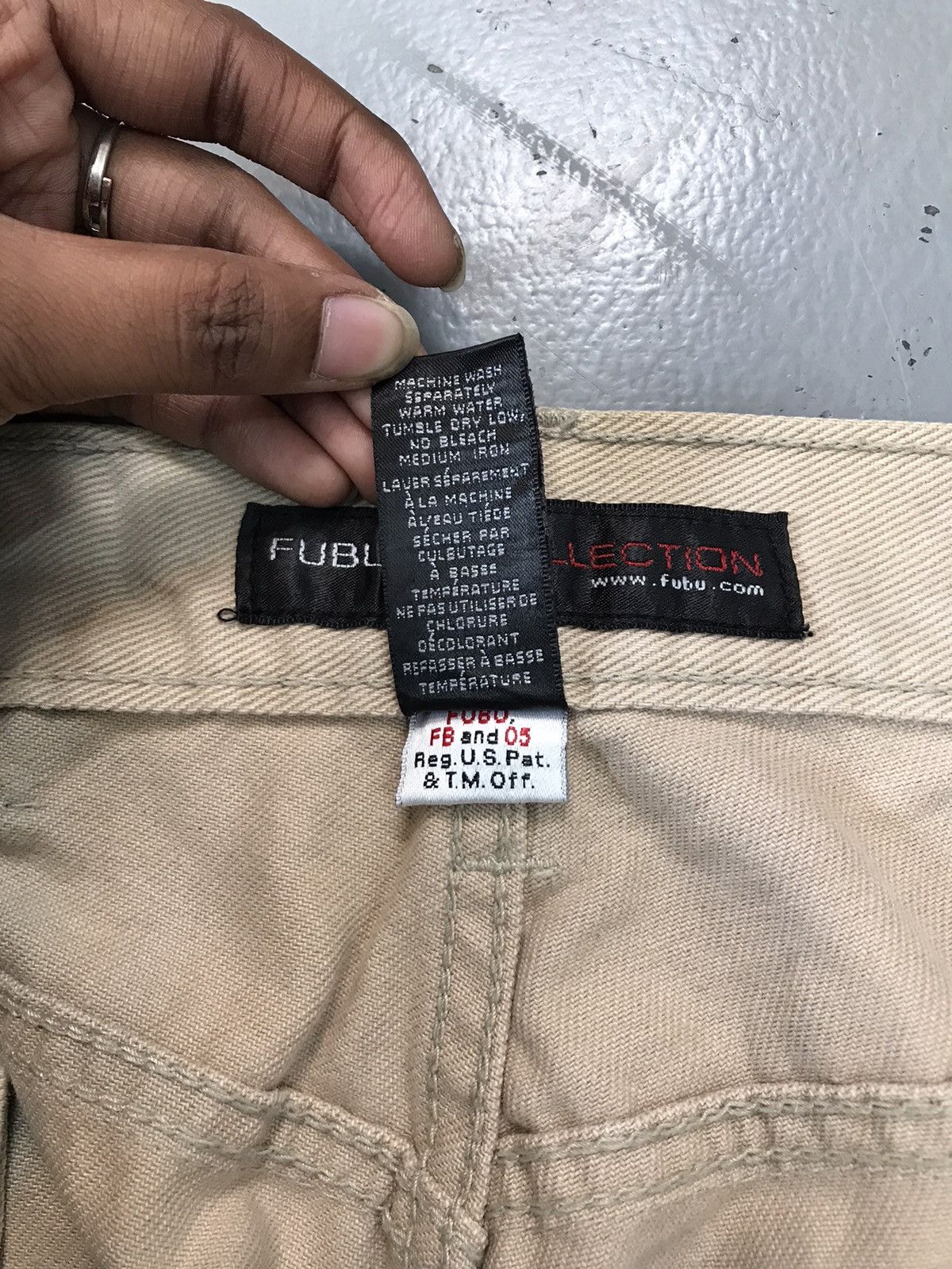 Fubu × Vintage Vintage Fubu the collection logo embroidered denim pant Size US 38 / EU 54 - 7 Thumbnail