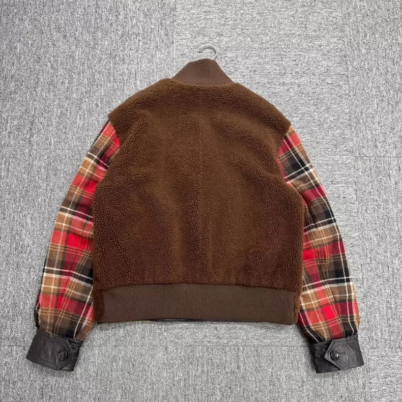 Gucci Gucci Cowhide wool plaid double-sided jacket 2505-Nextarrow Size US S / EU 44-46 / 1 - 3 Thumbnail