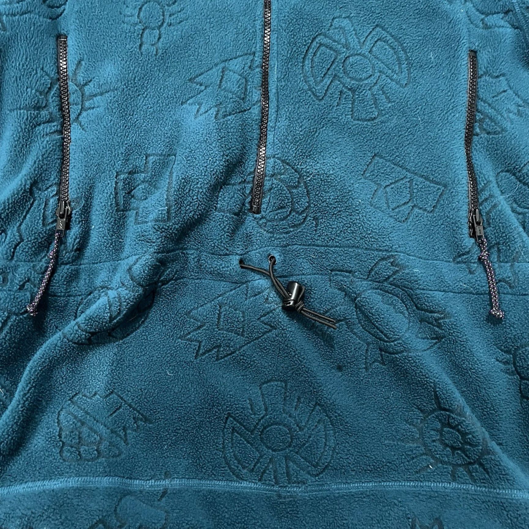 Vintage VINTAGE REI Jacket M Teal Fleece Half Zip Aztec Southwestern 90s Unisex Adults Size US M / EU 48-50 / 2 - 5 Thumbnail