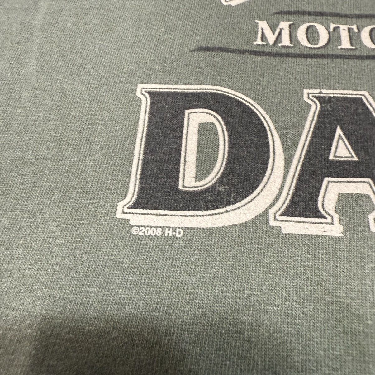 Vintage Vintage Harley Davidson Long Sleeve Green Pikeville Kentuck Size US XL / EU 56 / 4 - 8 Thumbnail