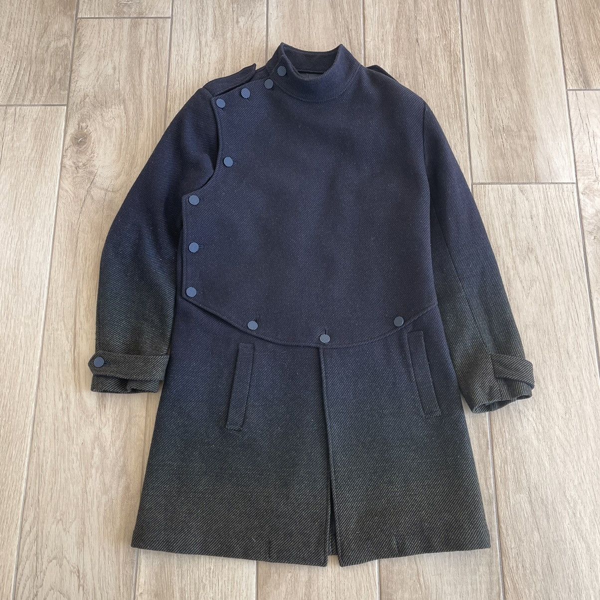 PHENOMENON AW2010 Knight Armor Executioner Gradient Wool Coat Size US L / EU 52-54 / 3 - 1 Thumbnail