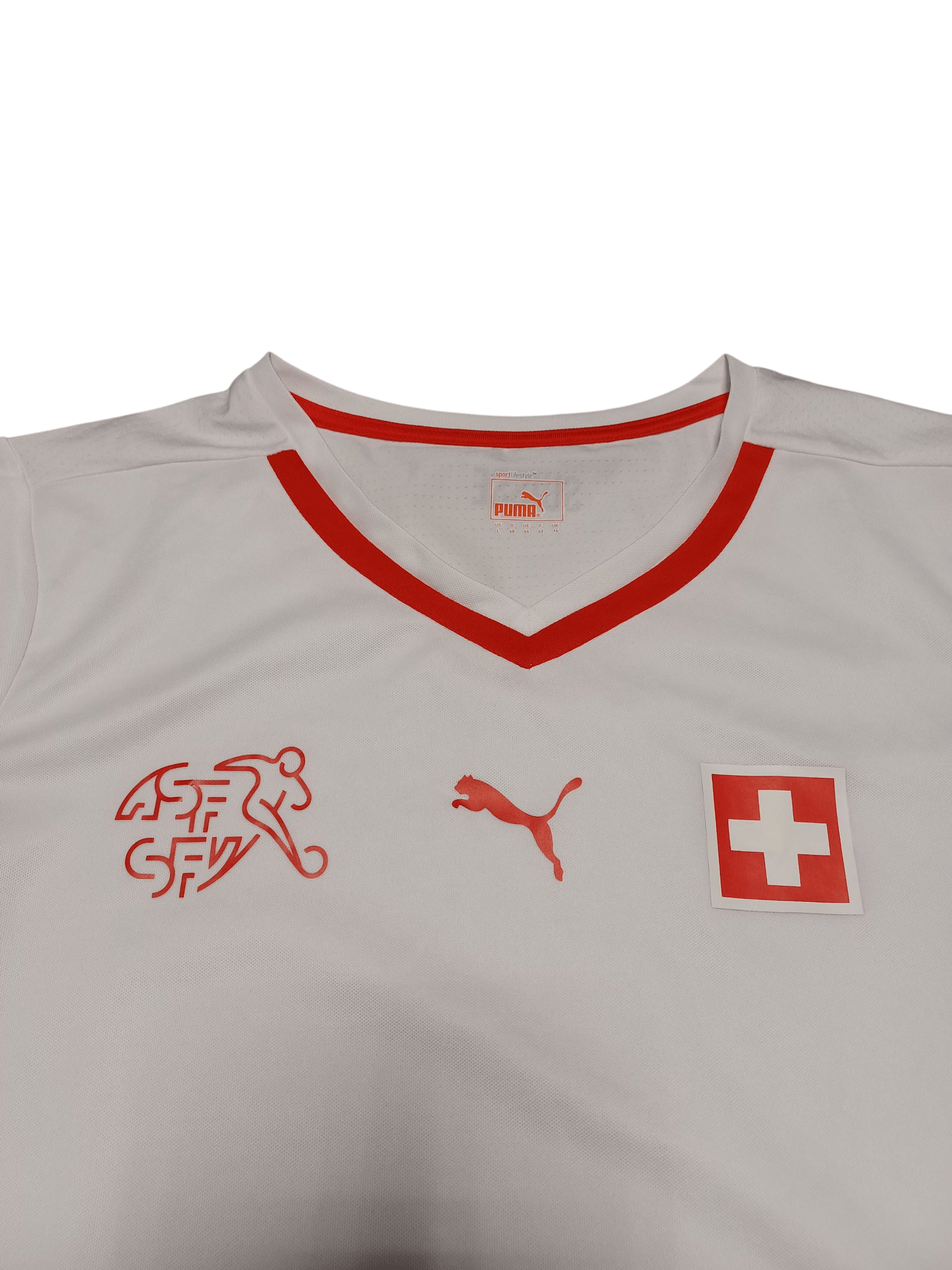 Puma SWITZERLAND PUMA VINTAGE SOCCER JERSEY BLOKECORE Size US L / EU 52-54 / 3 - 2 Thumbnail