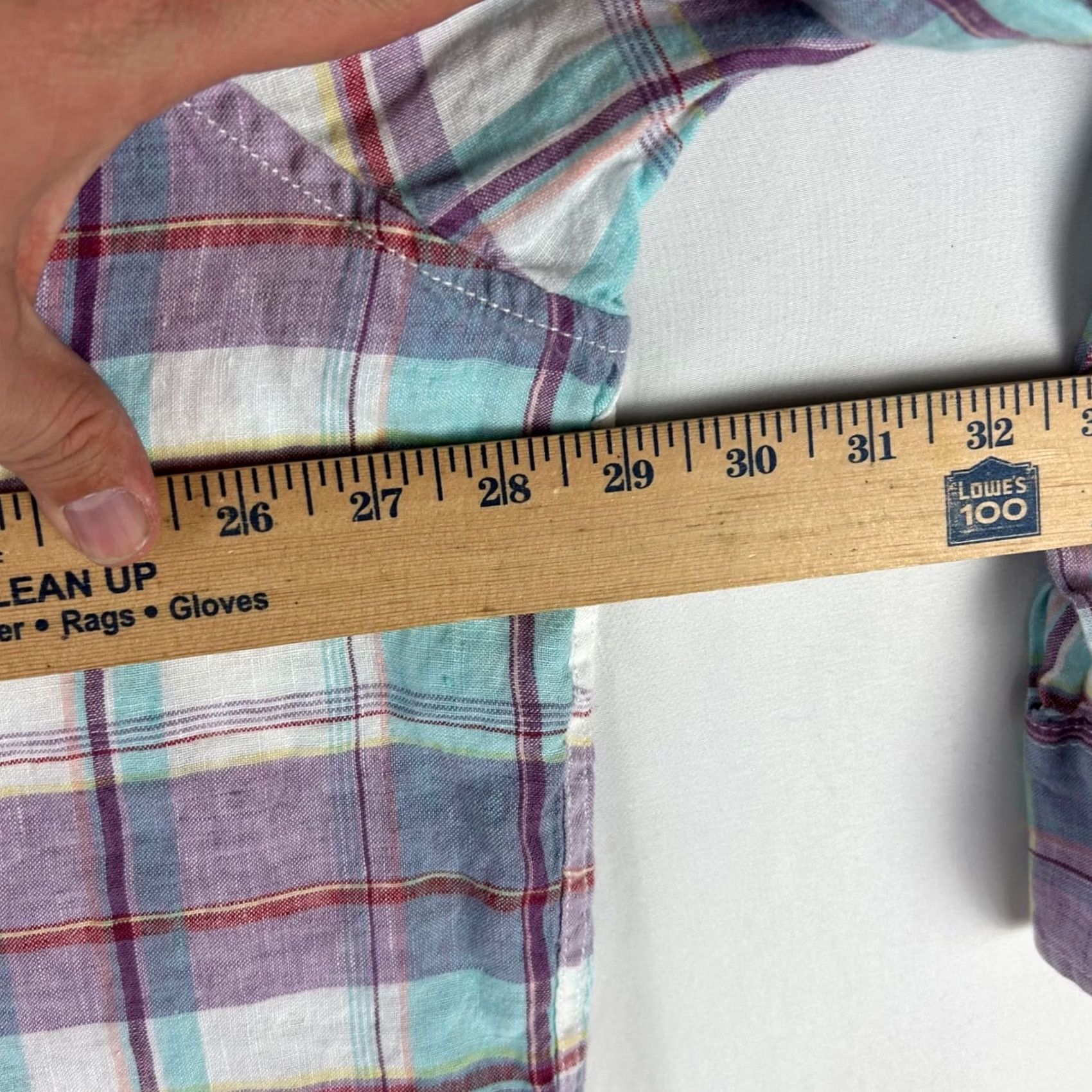 Tommy Bahama Tommy Bahama Button-Up Mens 2XL Multicolor Plaid 100% Linen Long Sleeve Shirt Size US XXL / EU 58 / 5 - 5 Thumbnail