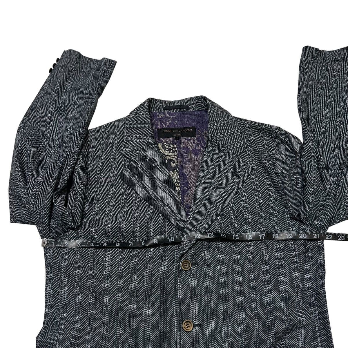 Comme des Garcons Homme 647 2003s 00s Comme Des Garcons Homme suit set up men Size 42R - 8 Thumbnail
