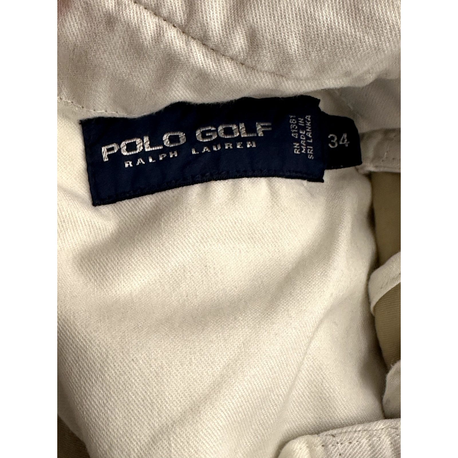 Ralph Lauren Polo Golf Ralph Lauren Flat Front Khaki Shorts Mens Size 34 Size US 34 / EU 50 - 6 Thumbnail