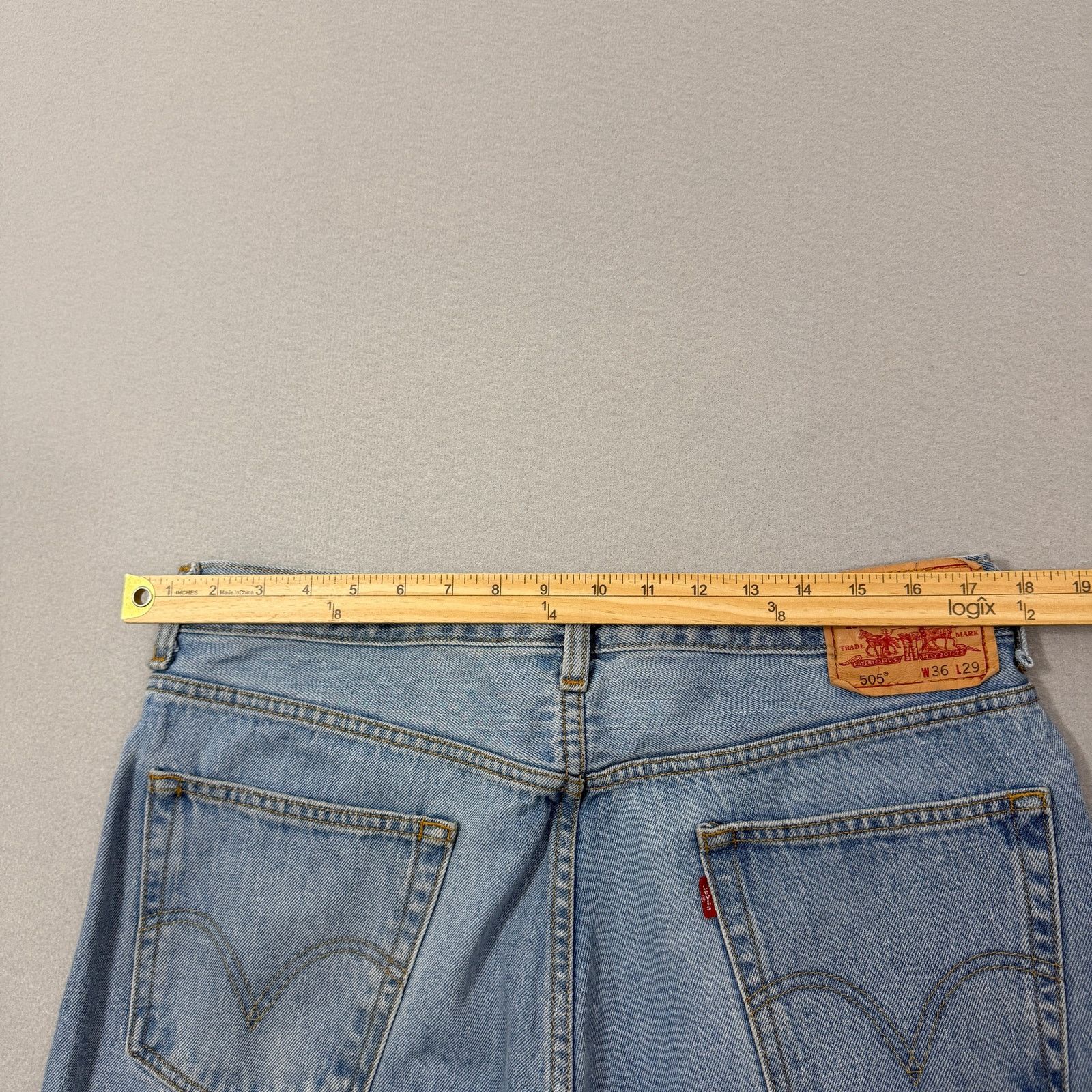 Levi's Vintage Levis 505 Regular Fit Jeans 36x29 Blue Straight y2k Size US 36 / EU 52 - 12 Thumbnail