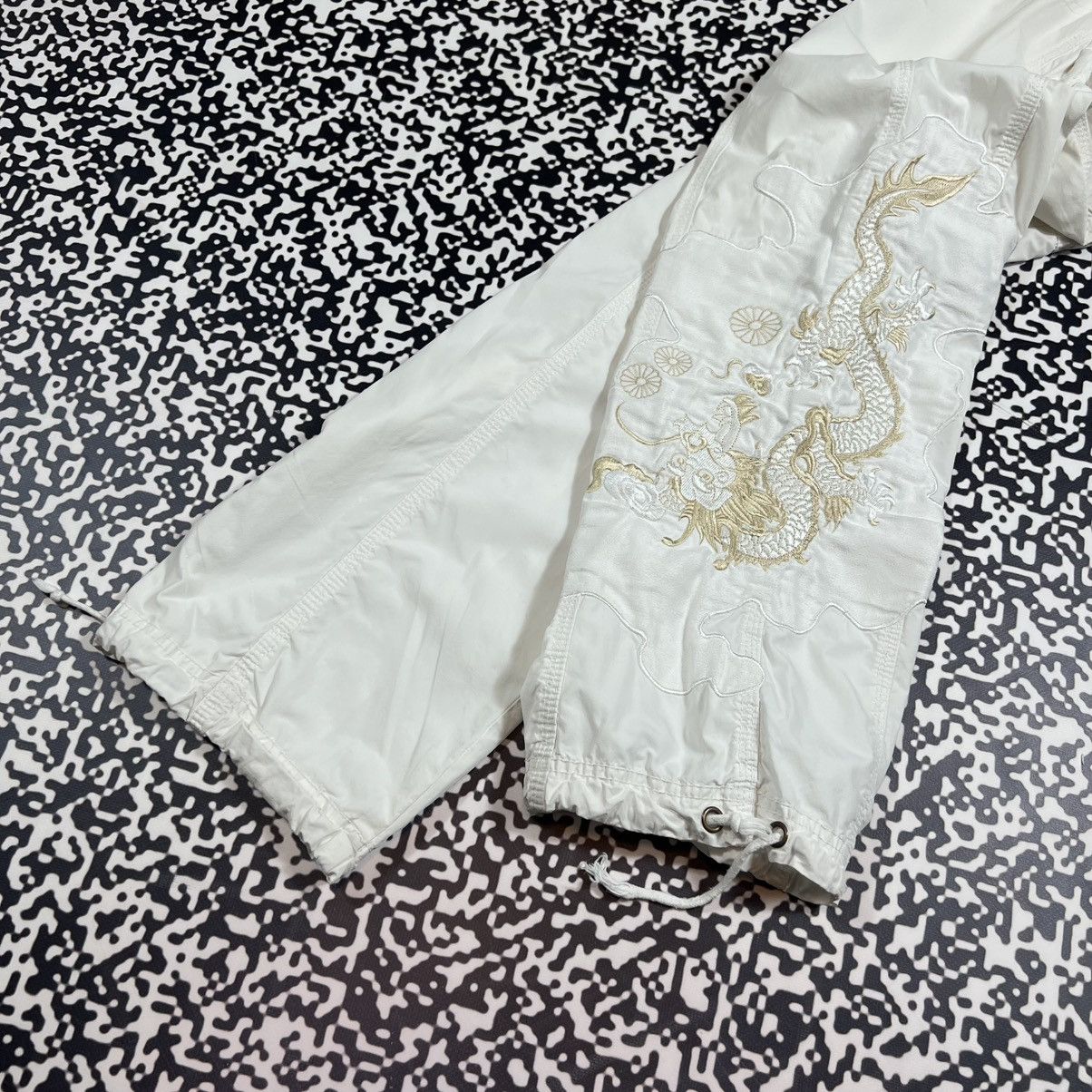 Japanese Brand Vintage Y2K Japanese Dragon Logo Cargo Pants MHI Style 90s Size 27" / US 4 / IT 40 - 6 Thumbnail