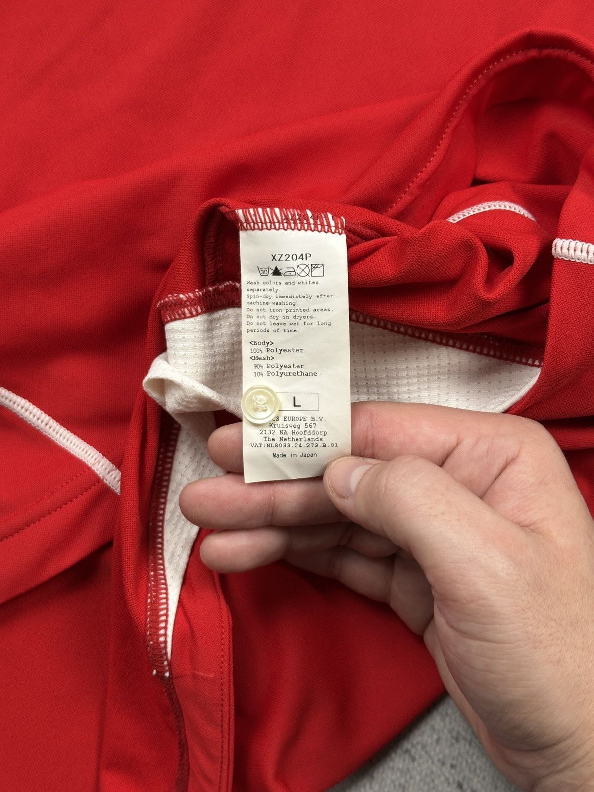 Asics Vintage Asics Poland Olympic Team Beijing 2008 Eagle Crest Size US L / EU 52-54 / 3 - 8 Thumbnail