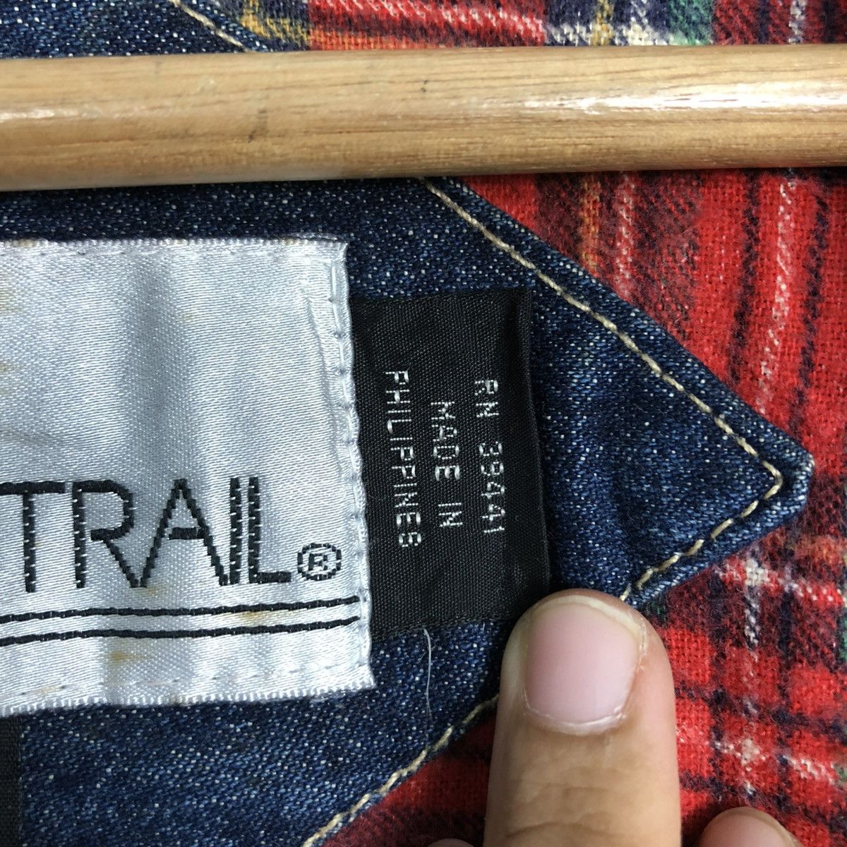 Japanese Brand 🔥VINTAGE BIKER DENIM JACKET BLANKET PACIFIC ISSEY MIYAKE Size US S / EU 44-46 / 1 - 22 Thumbnail