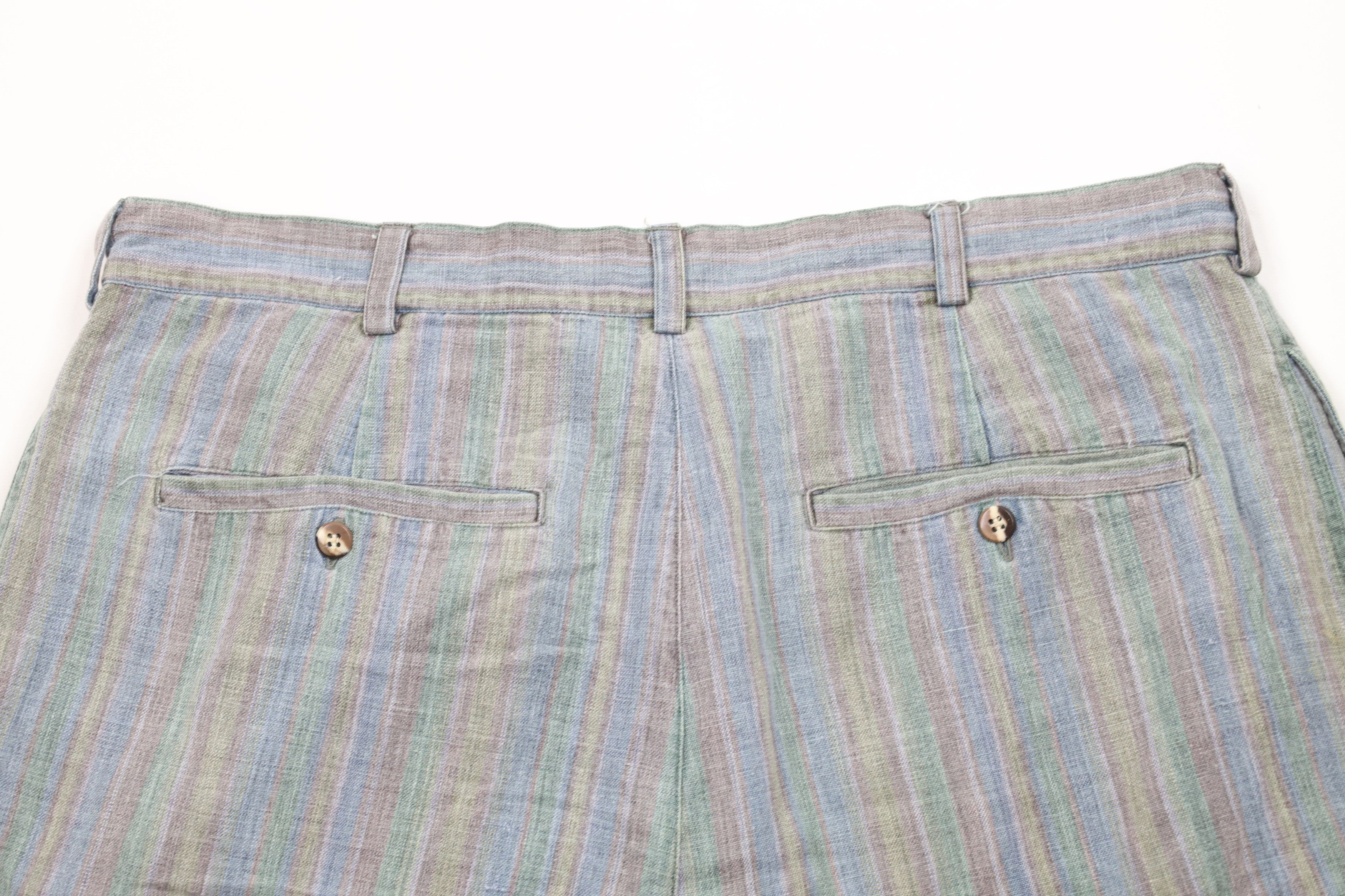 Woolrich Woolen Mills Vintage 90s Woolrich Rainbow Above Knee Chino Shorts Cotton Size US 36 / EU 52 - 10 Thumbnail