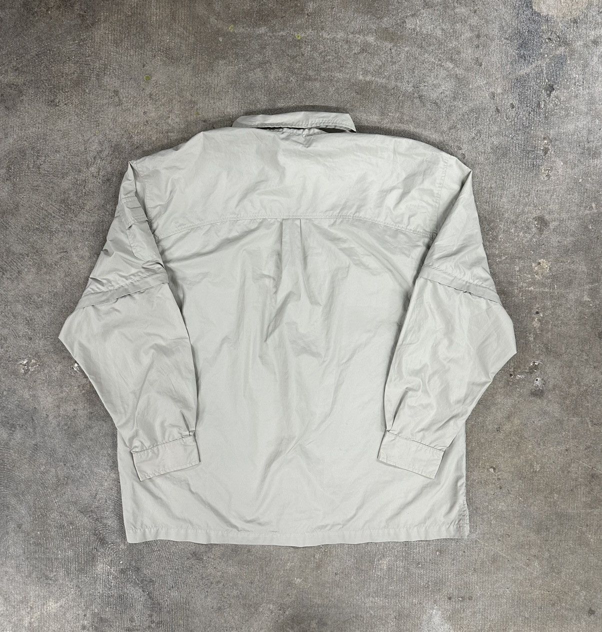 Nike ACG × Vintage Vintage 90s Nike ACG Utility Tactical Cream Windbreaker Size US XL / EU 56 / 4 - 2 Thumbnail