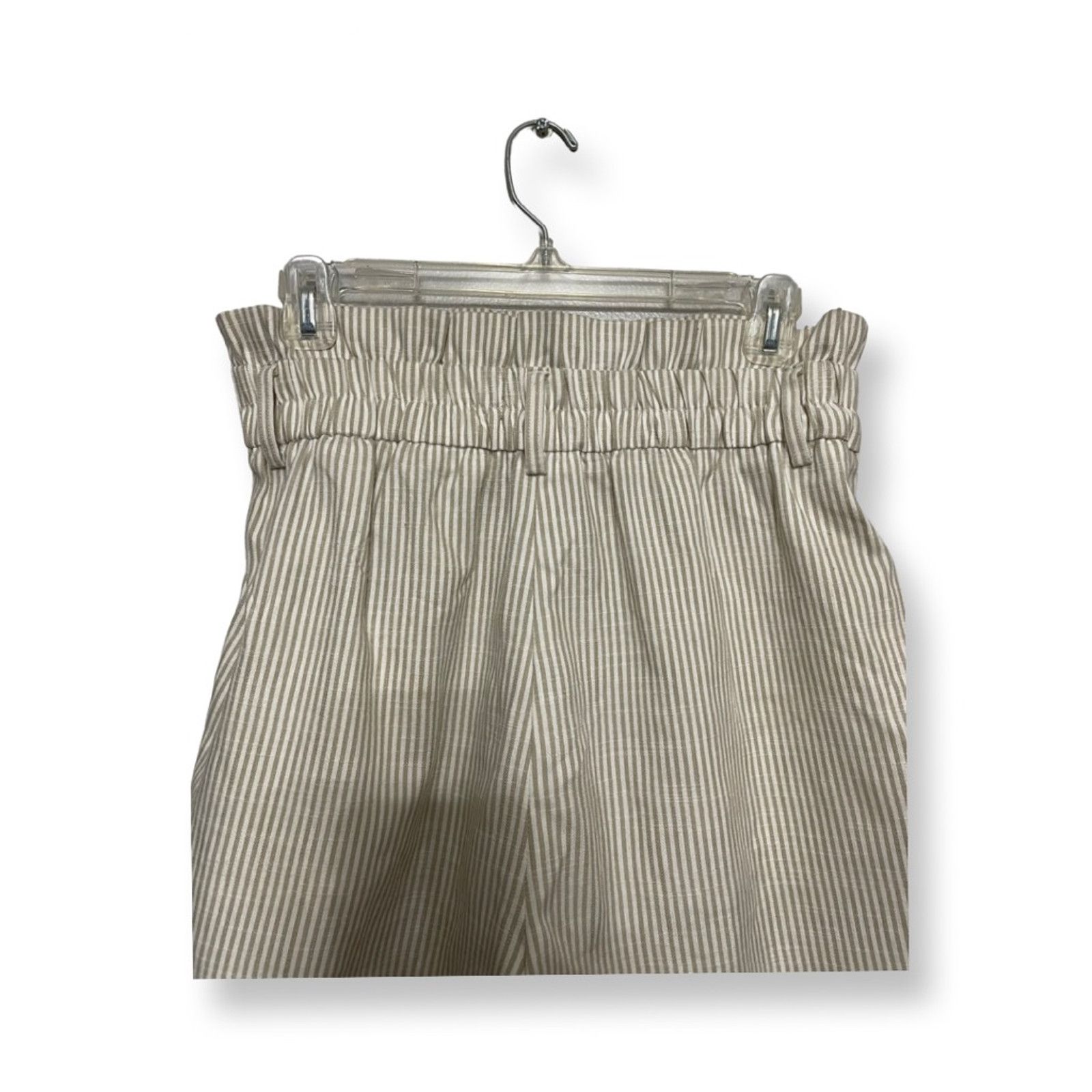 Other Vero Moda Culottes Shorts Paperbag Striped Beige/White M Size 28" / US 6 / IT 42 - 6 Thumbnail