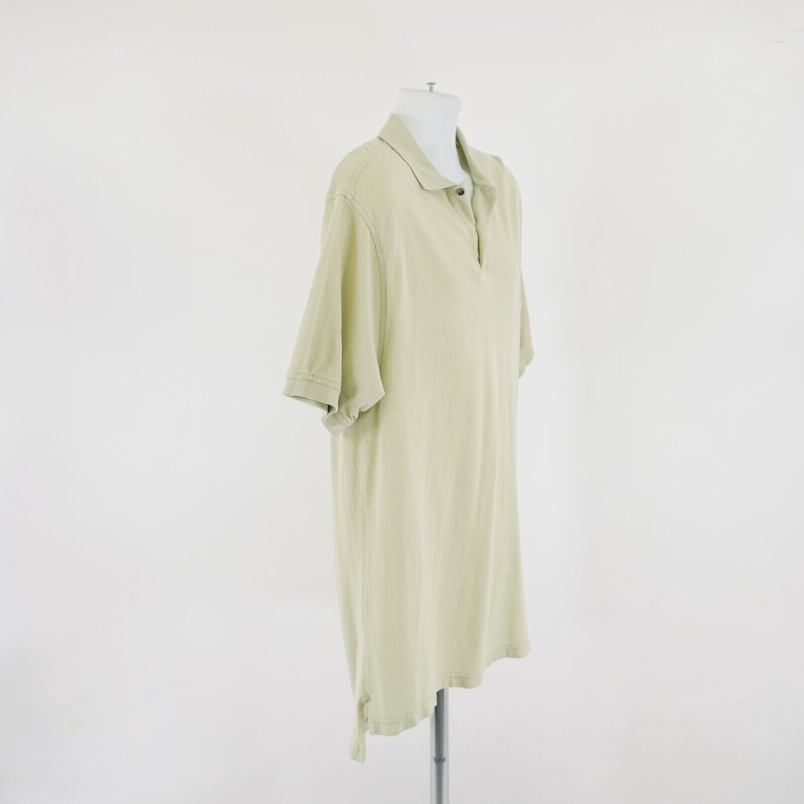 Jos. A. Bank Jos A Bank Stays Cool Light Green Large Cotton Collared Polo Size US L / EU 52-54 / 3 - 6 Thumbnail
