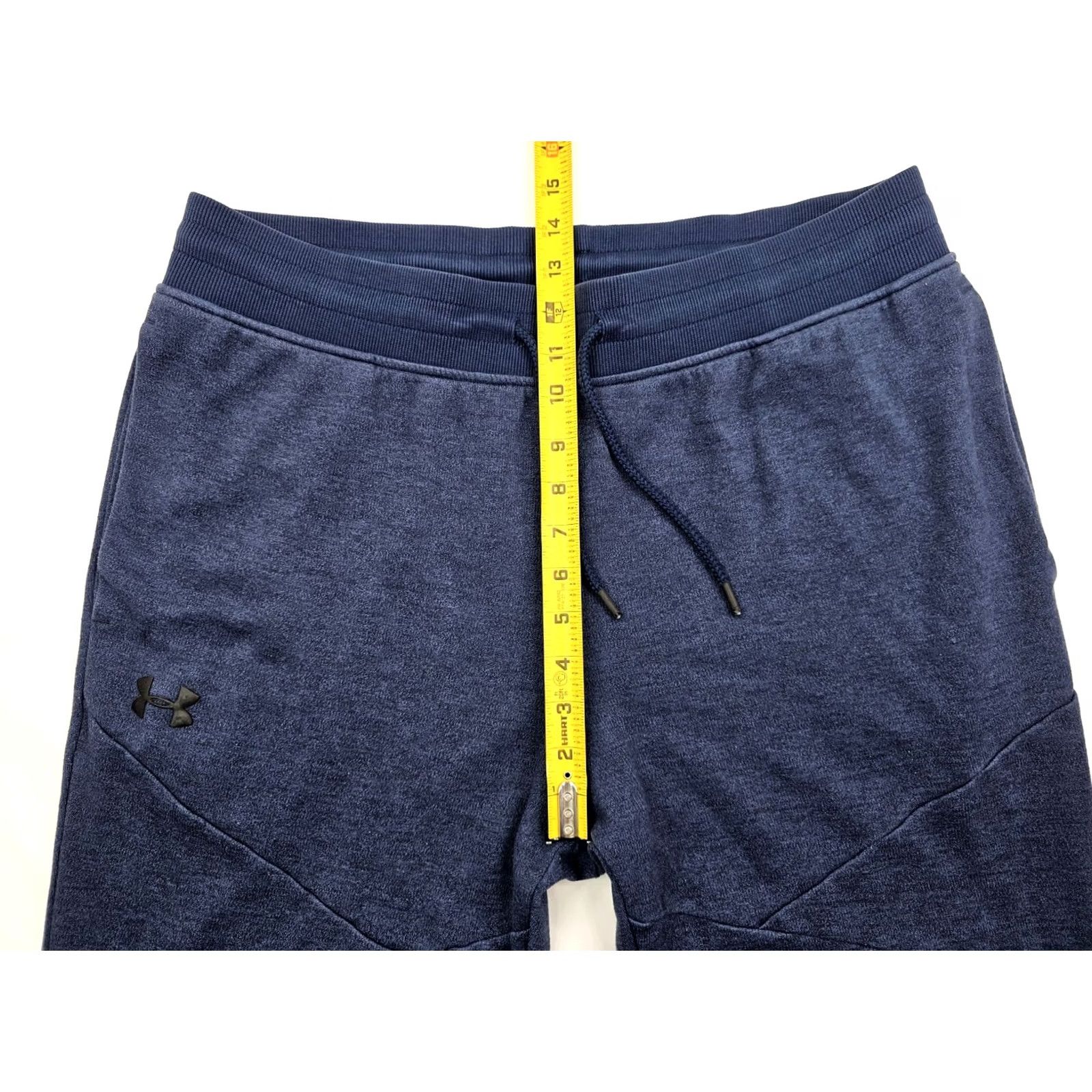 Under Armour Under Armour Fitted Jogger Sweatpants Men XL Heather Navy Blue Athletic Size US 36 / EU 52 - 4 Thumbnail