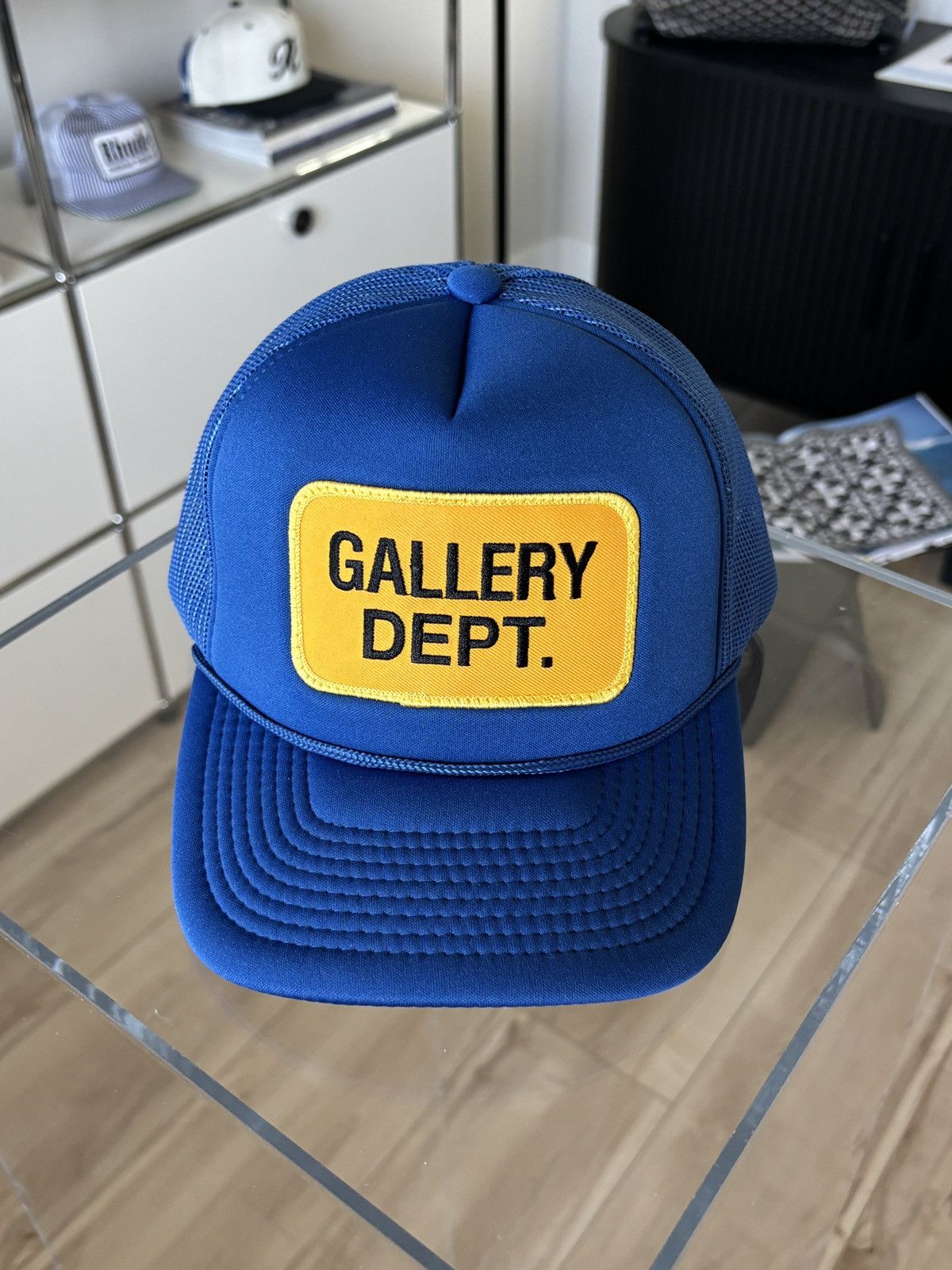 Gallery Dept. GALLERY DEPT BLUE PATCH LOGO HAT Size ONE SIZE - 3 Thumbnail