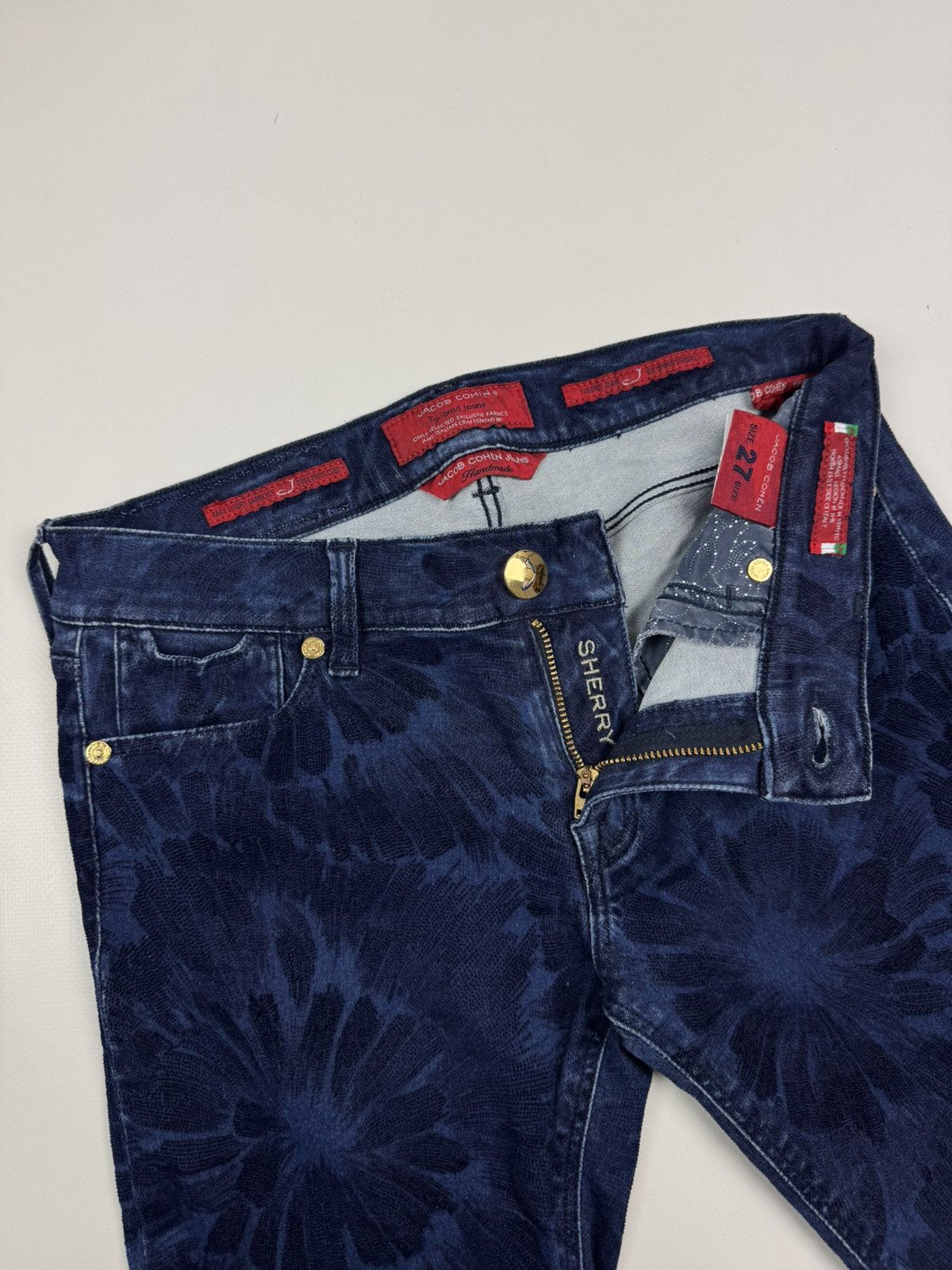 Jacob Cohen Jacob Cohen Sherry Floral Graphic Slim Women’s Jeans Size 28" / US 6 / IT 42 - 7 Thumbnail