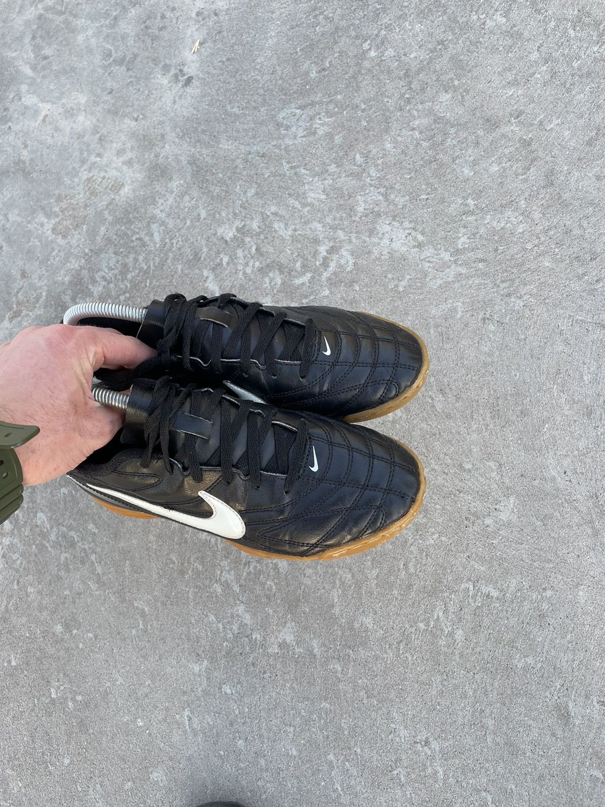 Nike × Vintage Nike Tiempo 2000s Vintage T90 Sneakers Y2k Boots Blokecore Size US 5.5 / EU 38 - 9 Thumbnail