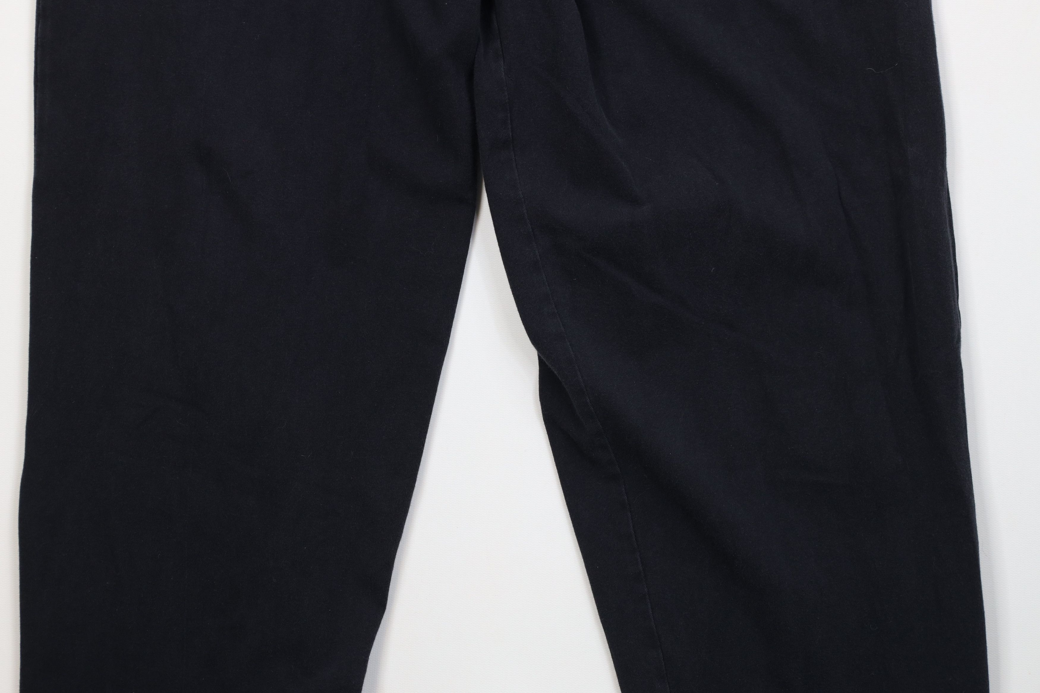 Russell Athletic Vintage Y2K Russell Athletic Lightweight Cotton Pants Black Size US 32 / EU 48 - 4 Thumbnail