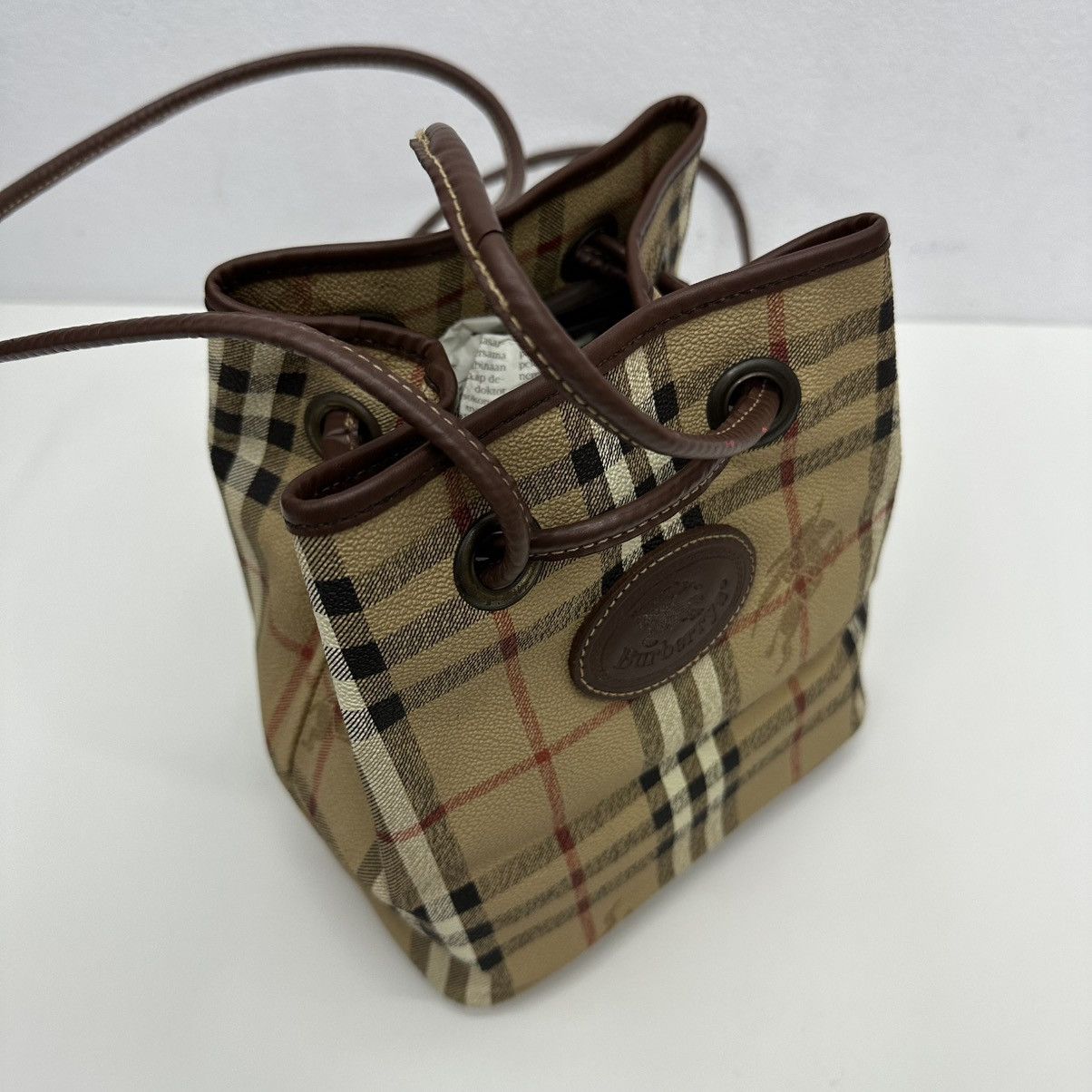 Burberry ‼️YES‼️ AUTHENTIC BURBERRYS VINTAGE NOVA CHECK LONG HANDLE BAG Size ONE SIZE - 9 Thumbnail