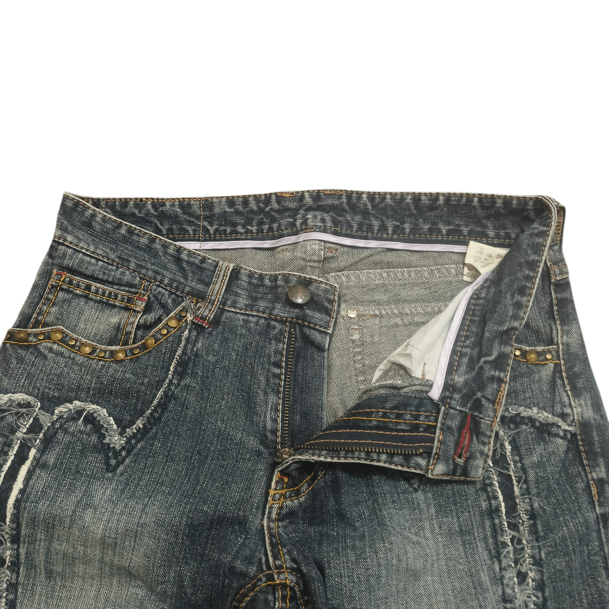 Undercover Rare!!! Japanese Custom Culture Bootcut Flare Jeans Size US 31 - 3 Thumbnail