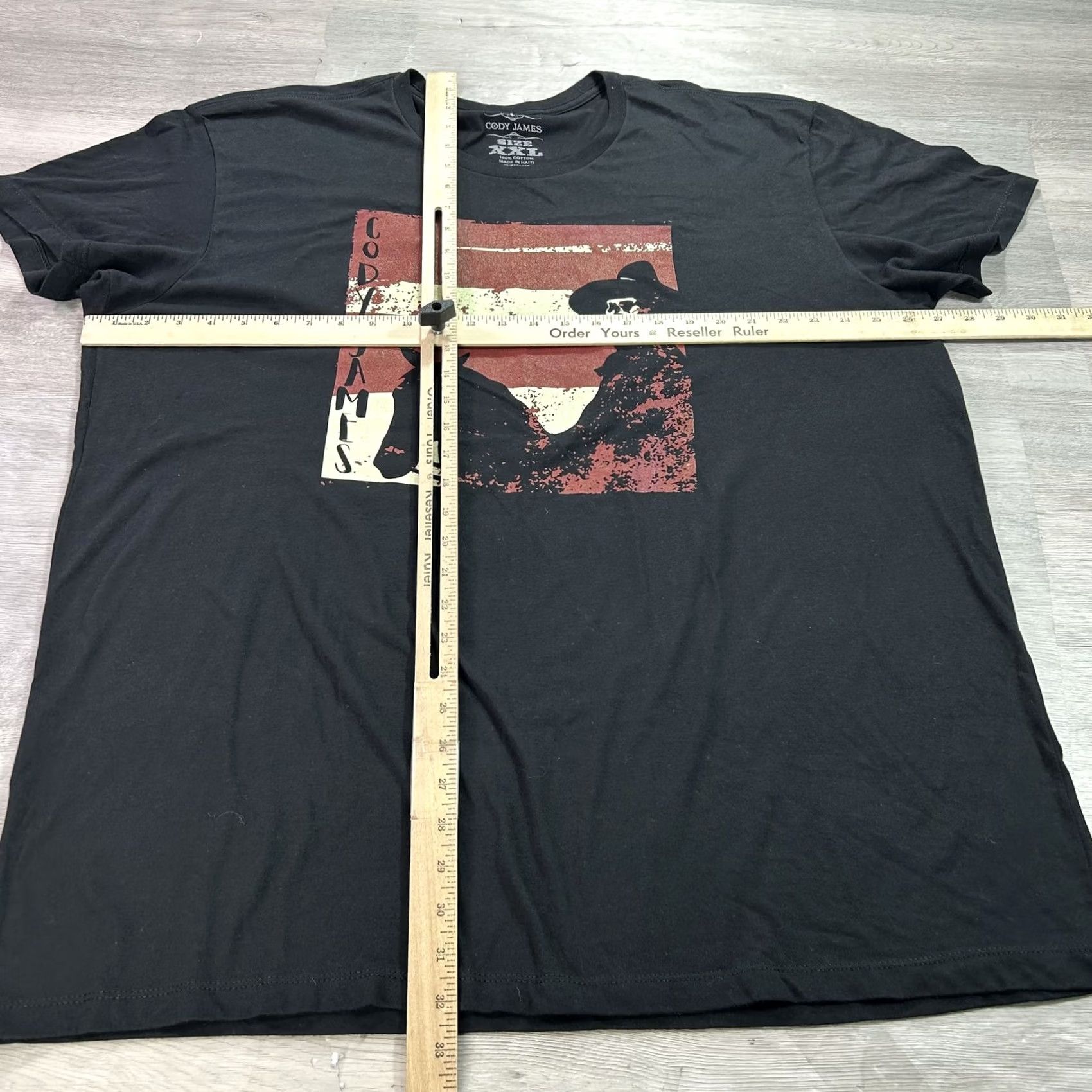 Cody James Cody James Shirt Mens 2XL Black Skull Cowboy Horse Flag Graphic Tee Western Size US XXL / EU 58 / 5 - 5 Thumbnail