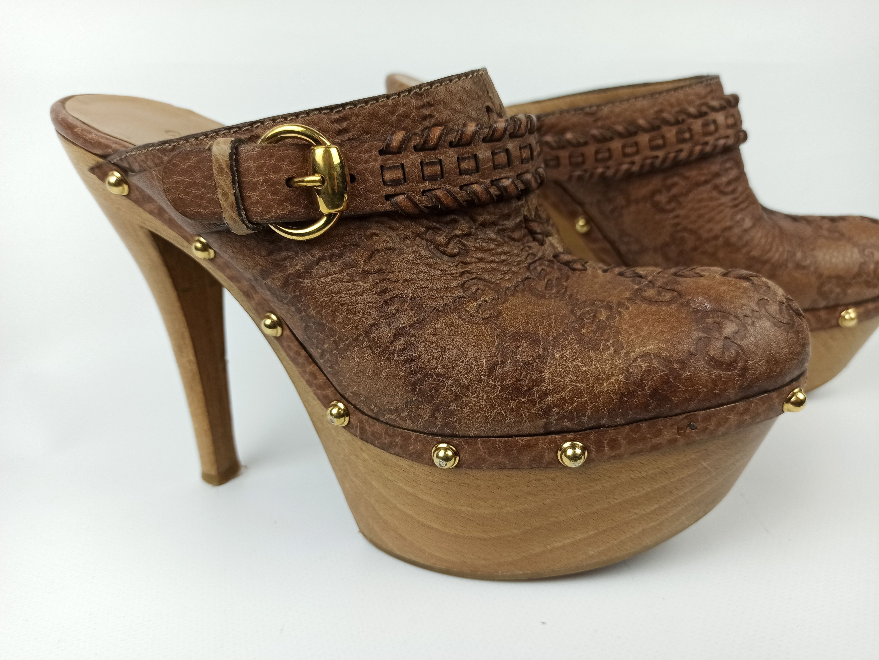 Gucci Gucci High Heels Leather Shoes Size US 10 / IT 40 - 8 Thumbnail