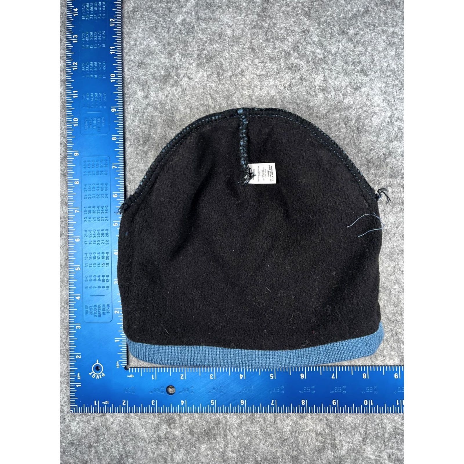 Vintage Athletech Beanie Mens One Size Blue Knit Snowboarder Fleece Lined Winter Reversible OSFM Cold Weather Hat Size US M / EU 48-50 / 2 - 6 Thumbnail