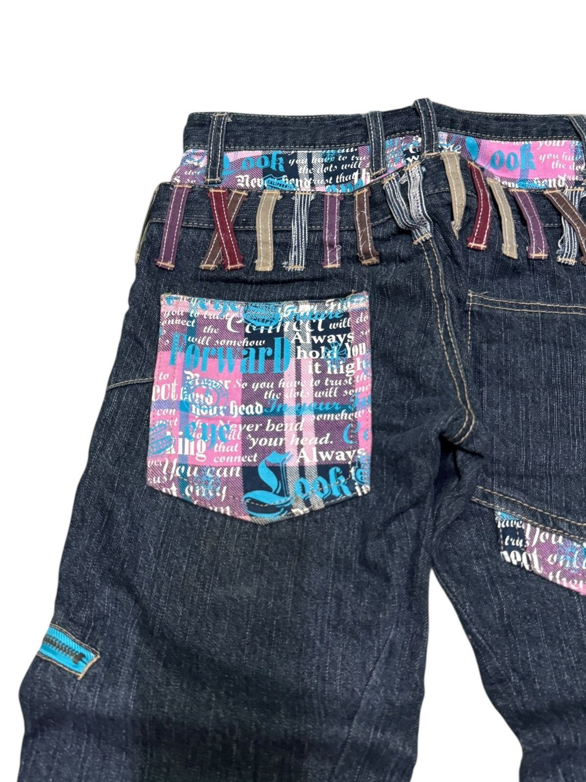Japanese Brand Japan PATINA Double Waist Zipper Multipocket Denim Pants Size US 28 / EU 44 - 12 Thumbnail