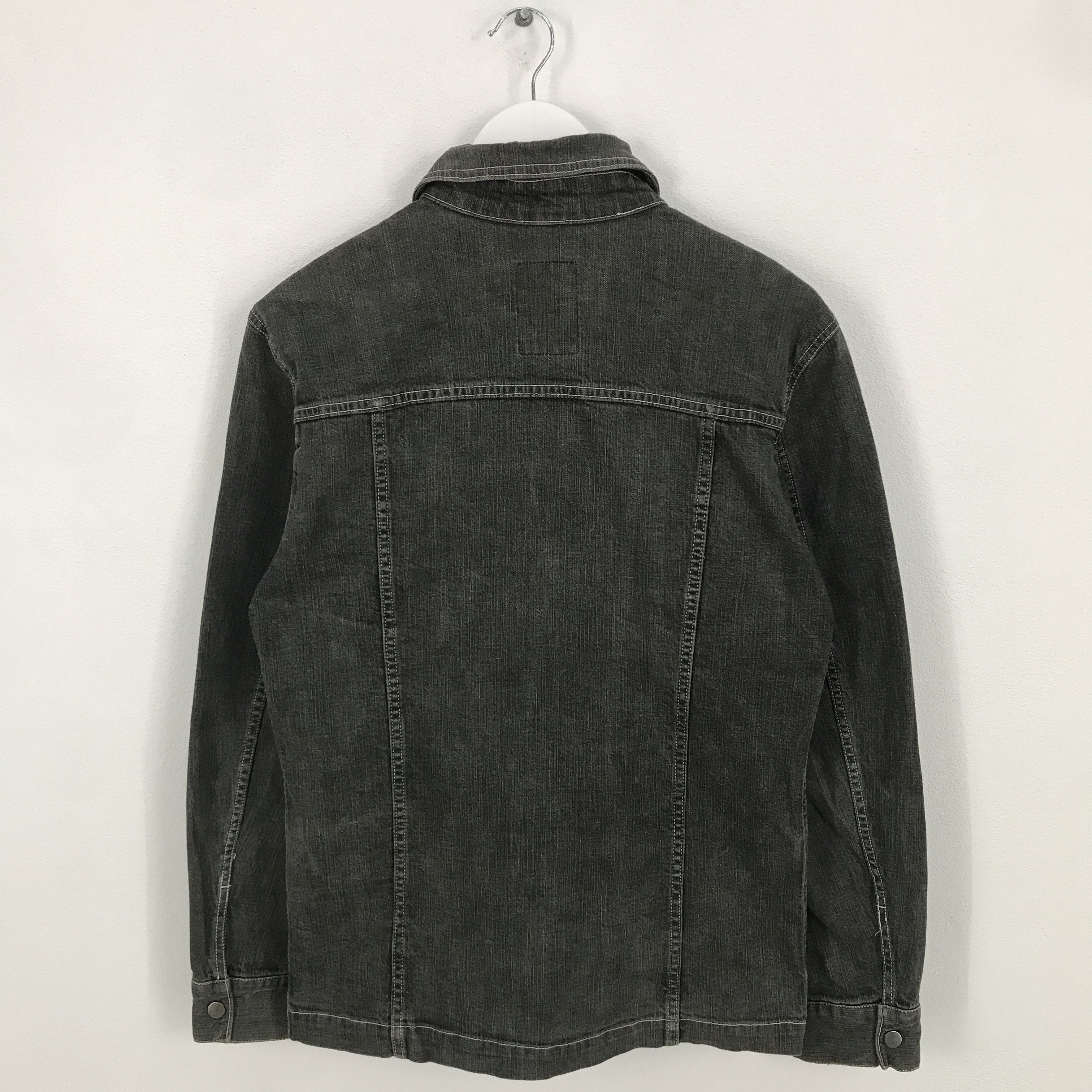 Japanese Brand × Nicole Club nicole club for men Black faded zipper jacket Size US S / EU 44-46 / 1 - 2 Thumbnail