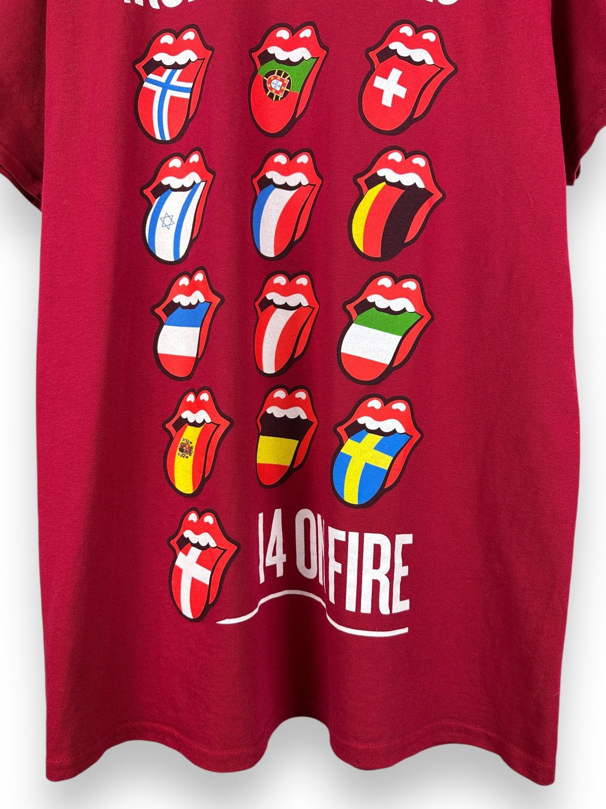 The Rolling Stones Vintage 2014 The Rolling Stones Tour T-Shirt Size US M / EU 48-50 / 2 - 4 Thumbnail
