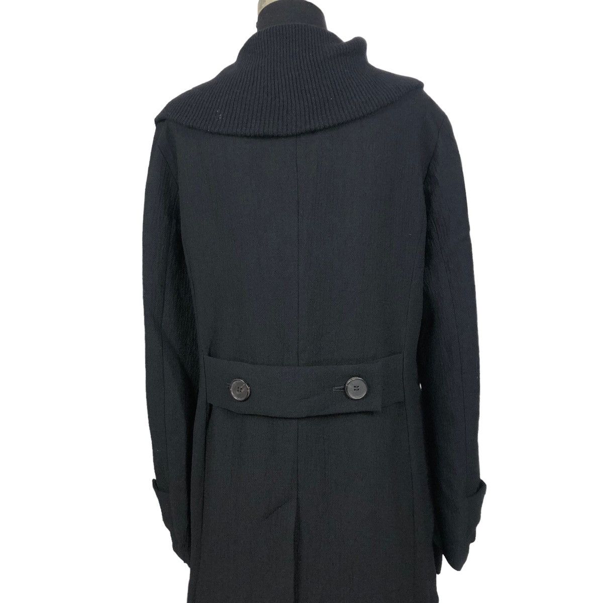 Yohji Yamamoto Vintage 90s Y’s Yohji Yamamoto Large Collar Wool Overcoat Size M / US 6-8 / IT 42-44 - 18 Thumbnail