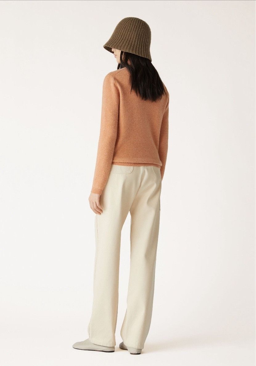 Loro Piana o1srvl11e0725 FAO2888 Turtleneck Sweater in Light Orange Size S / US 4 / IT 40 - 3 Thumbnail