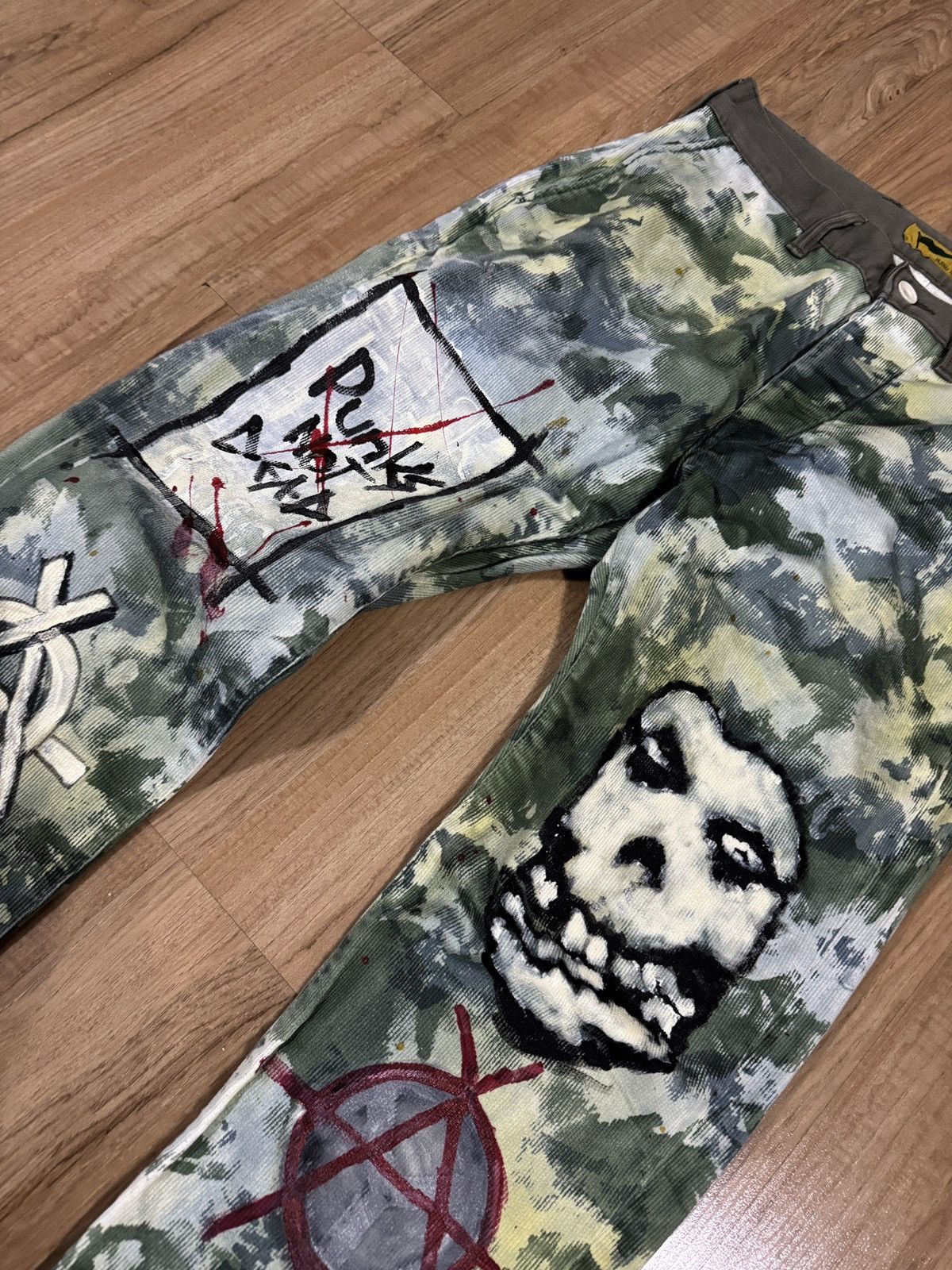 Japanese Brand × Seditionaries MISFITS PUNK STYLE CUSTOM PANTS Size US 30 / EU 46 - 2 Thumbnail