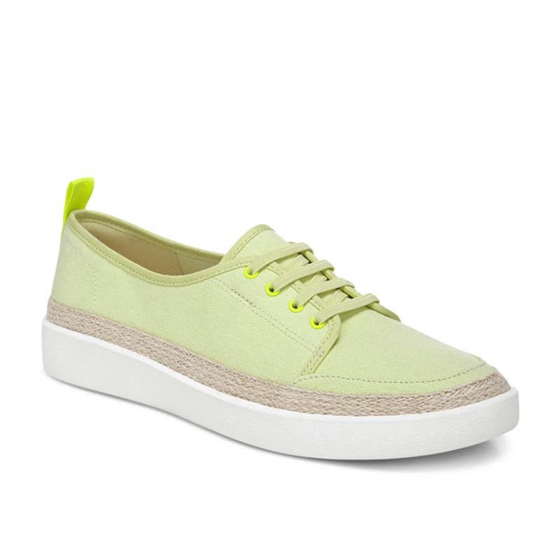 NEW VIONIC Jovie Citrine Canvas Low Top Sneakers Size 6