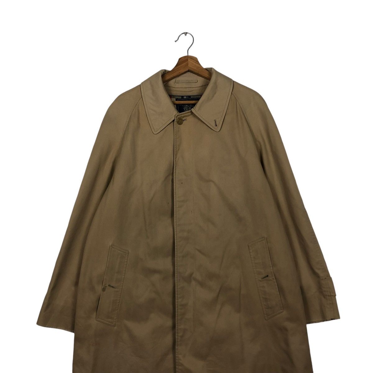 Burberry × Vintage 🔥VINTAGE LONG JACKET BURBERRYS NOVA CHECK BLANKET LINING Size US M / EU 48-50 / 2 - 5 Thumbnail